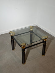 Regency Sidetable with Glass top - 60 x 60