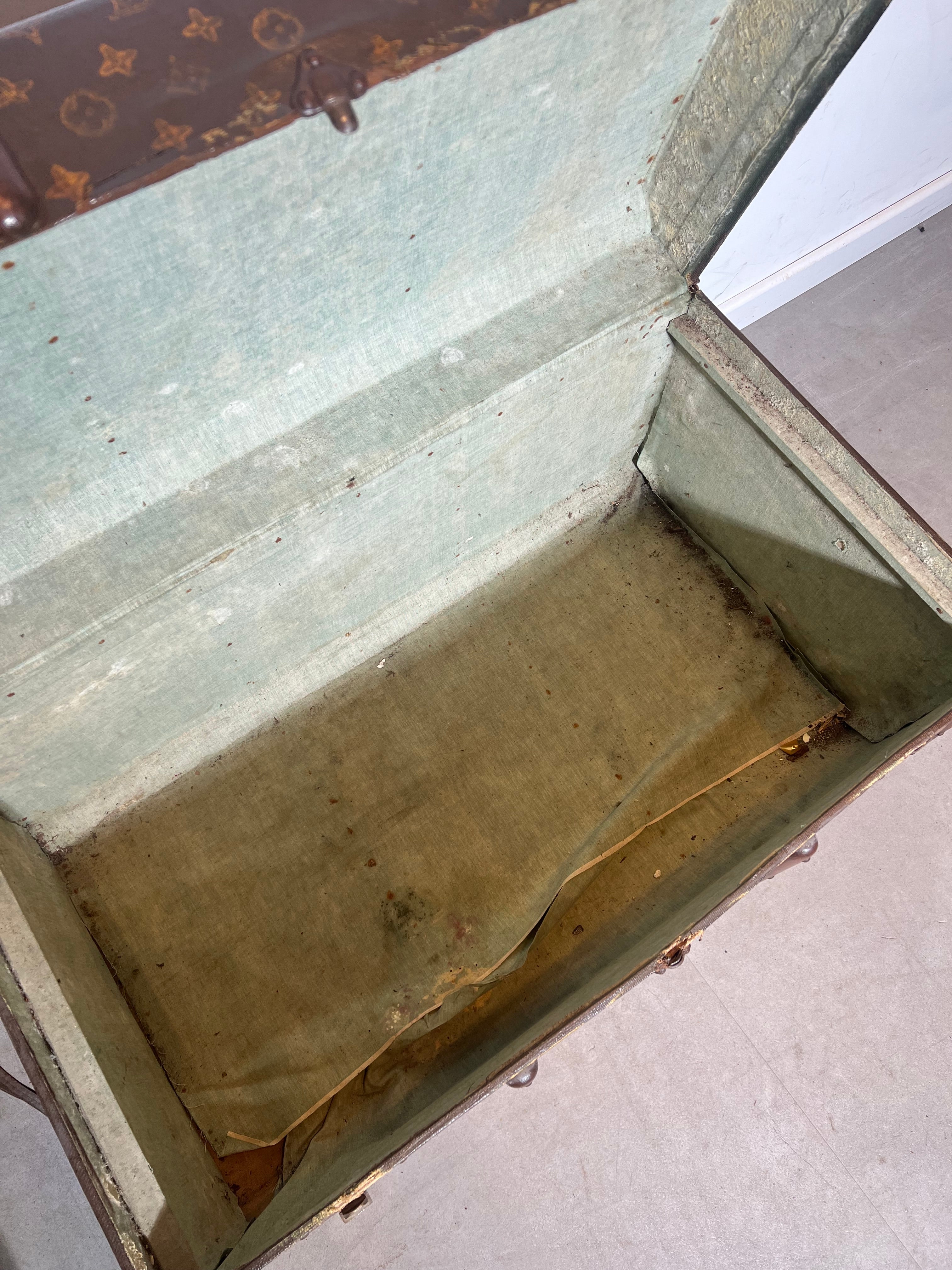 LV style Suitcase with Monogram