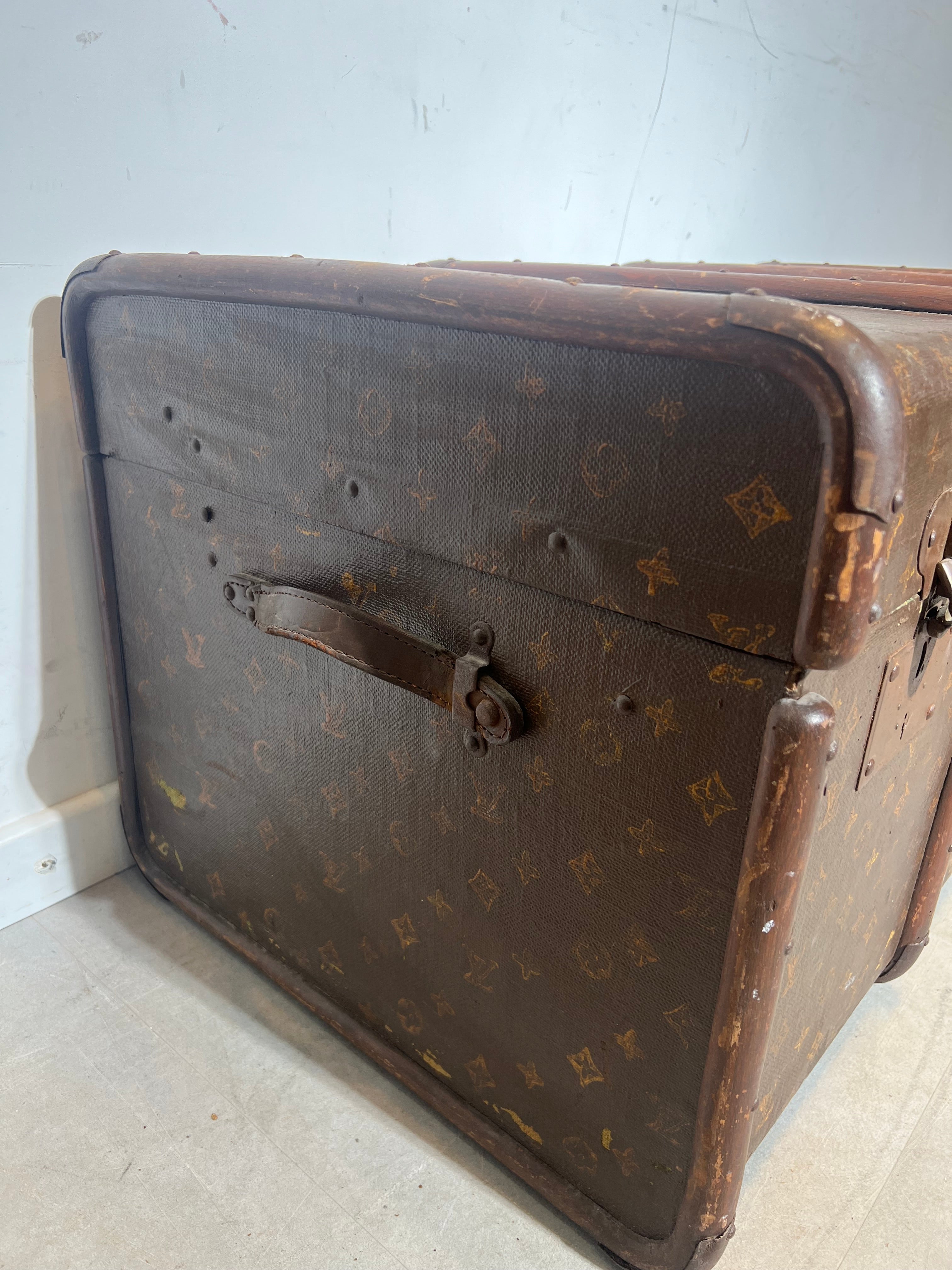 LV style Suitcase with Monogram