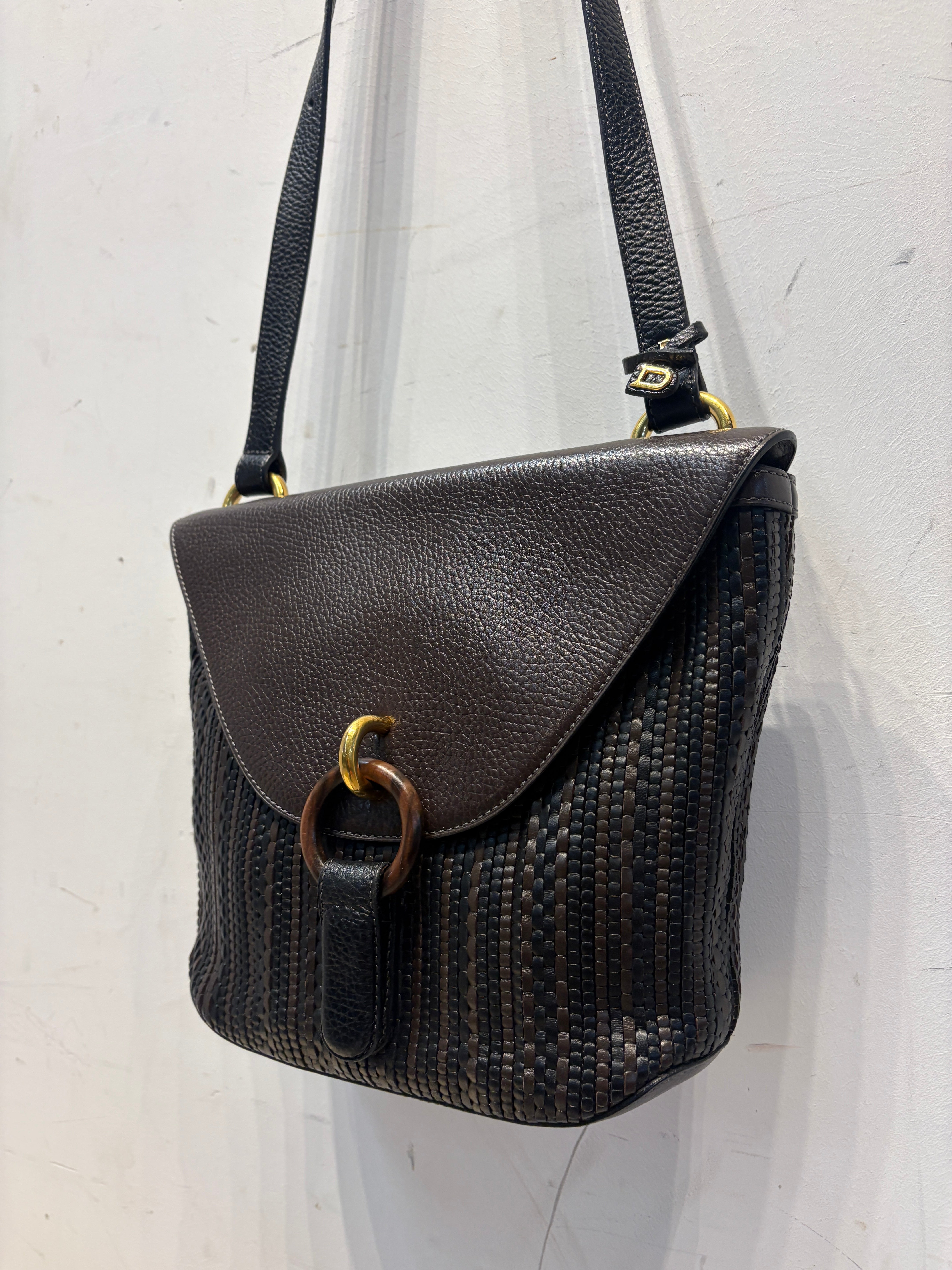 Delvaux Primeur Toile de Cuire