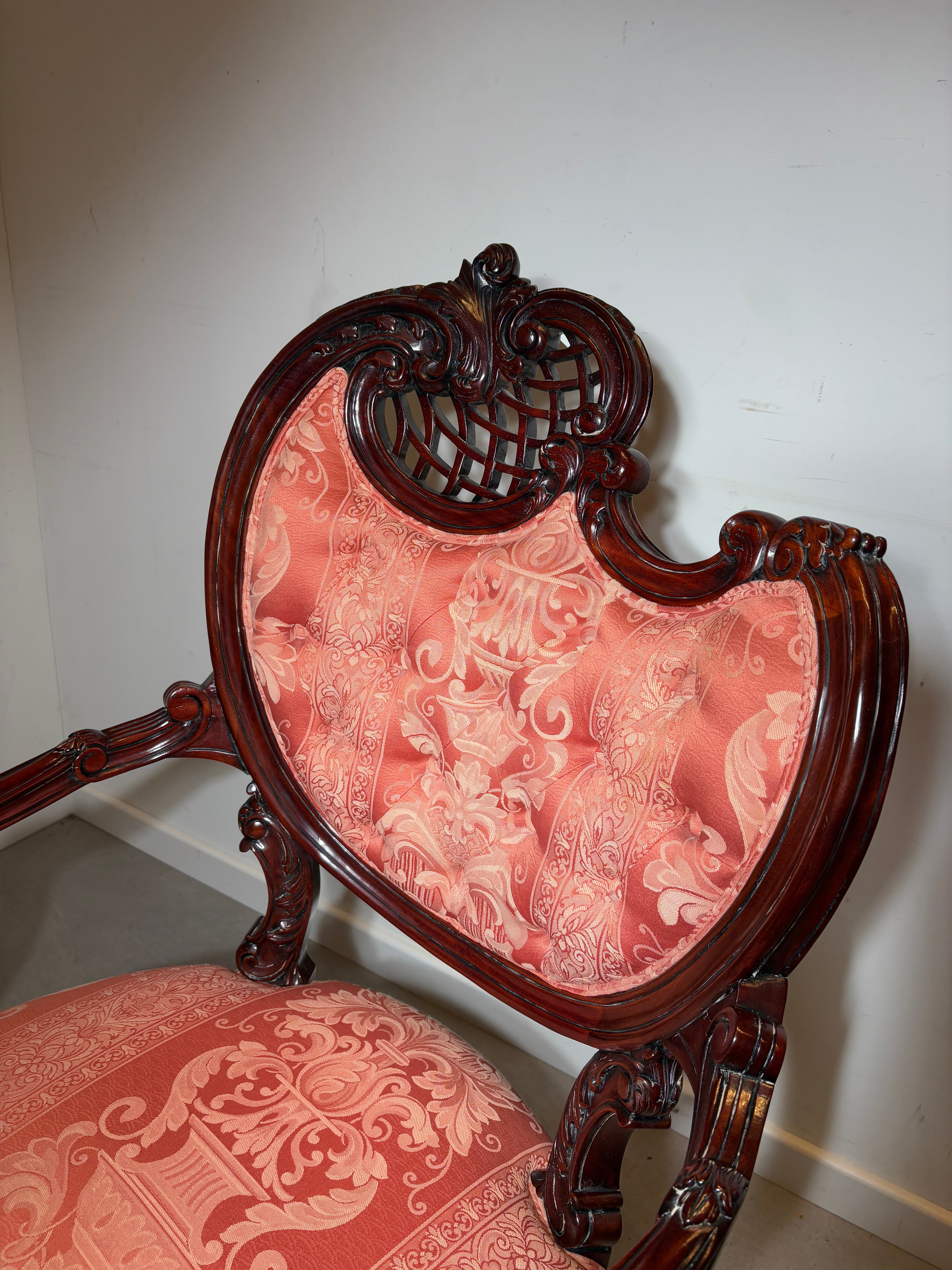 Armchair Mahogony Baroque Style