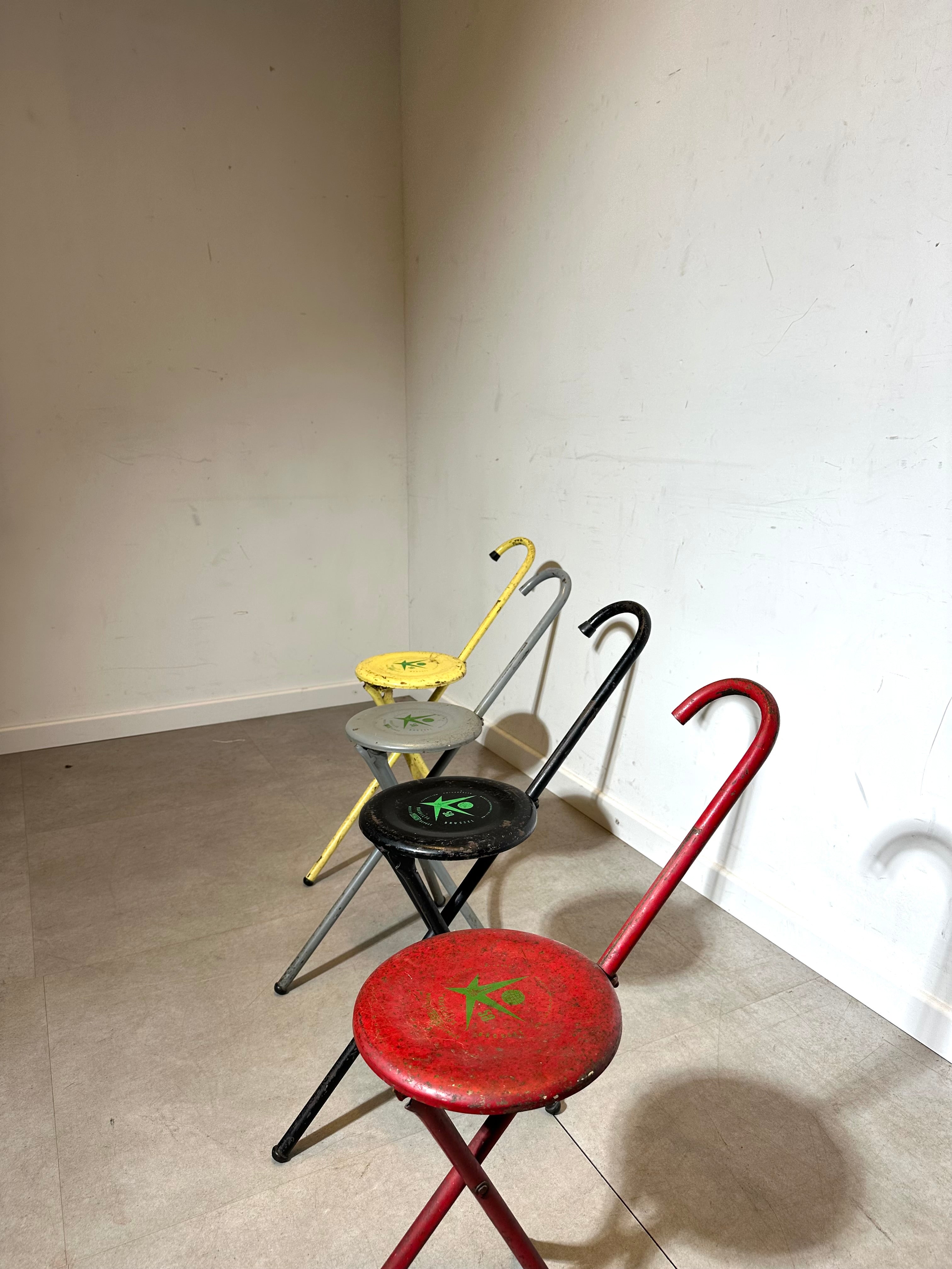 Expo 58 Folding  Chairs by Torck (4)