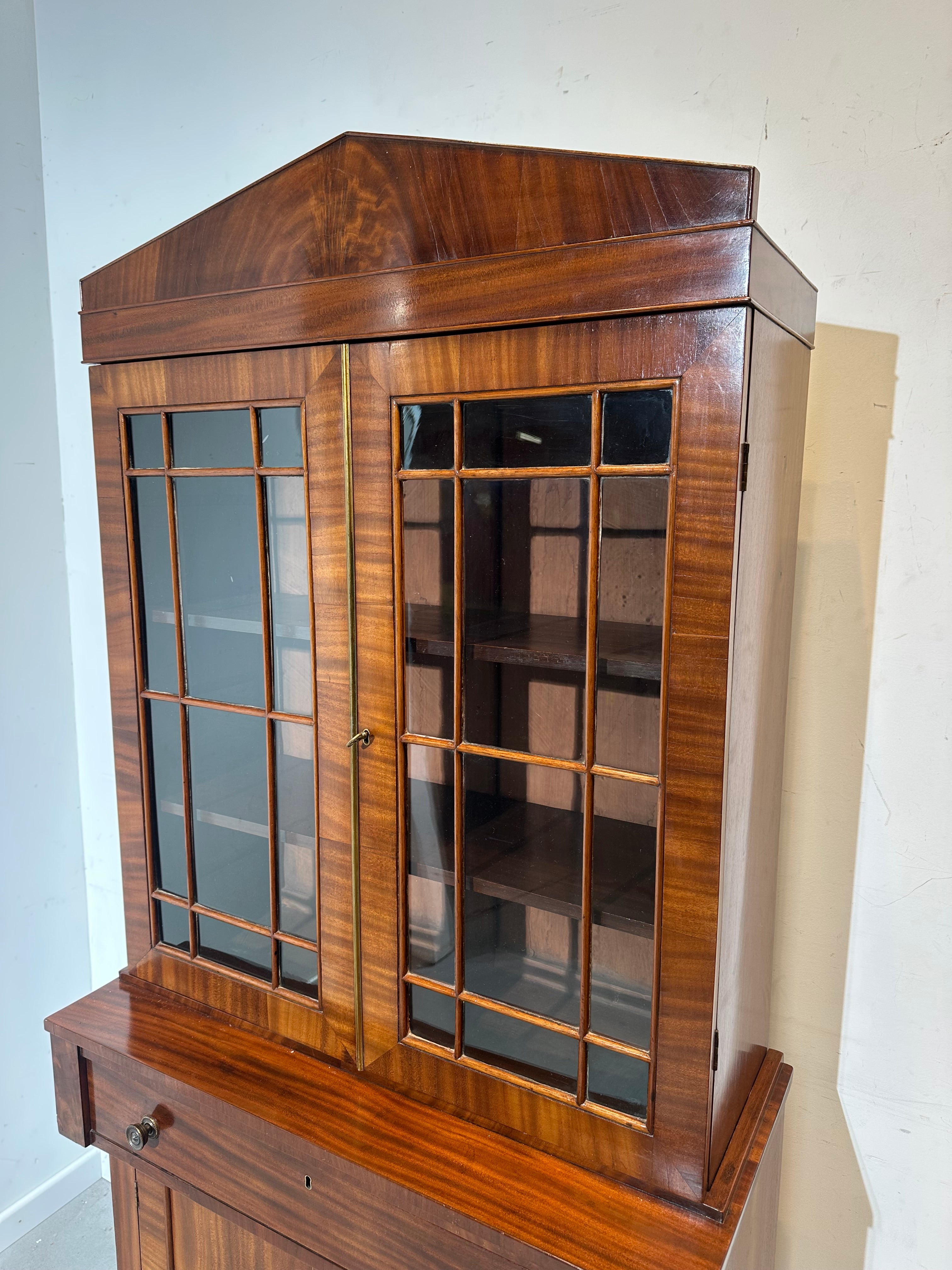 Antique Mahogany Display Cabinet