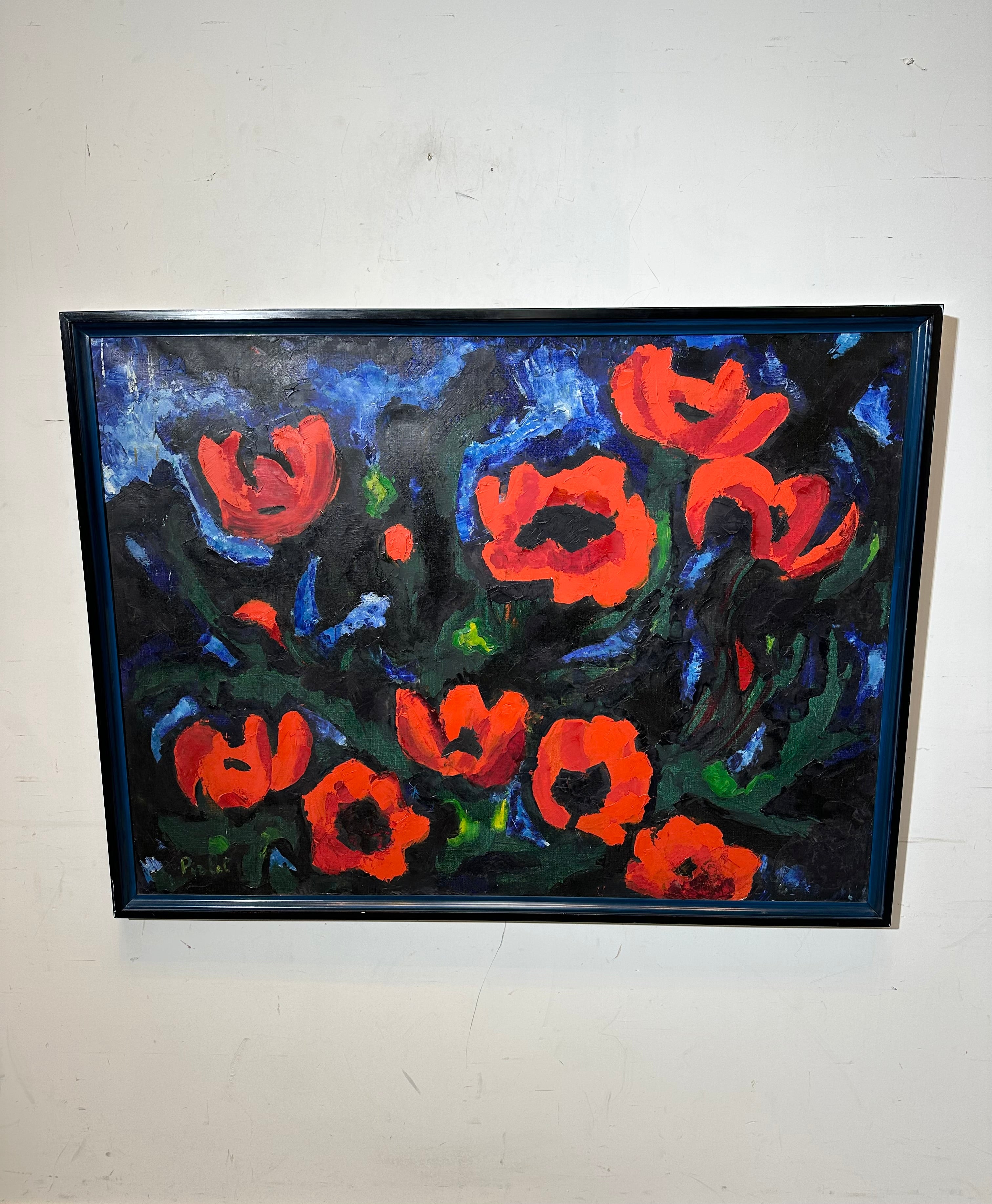 Framed Oil On Canvas "Pirlet"