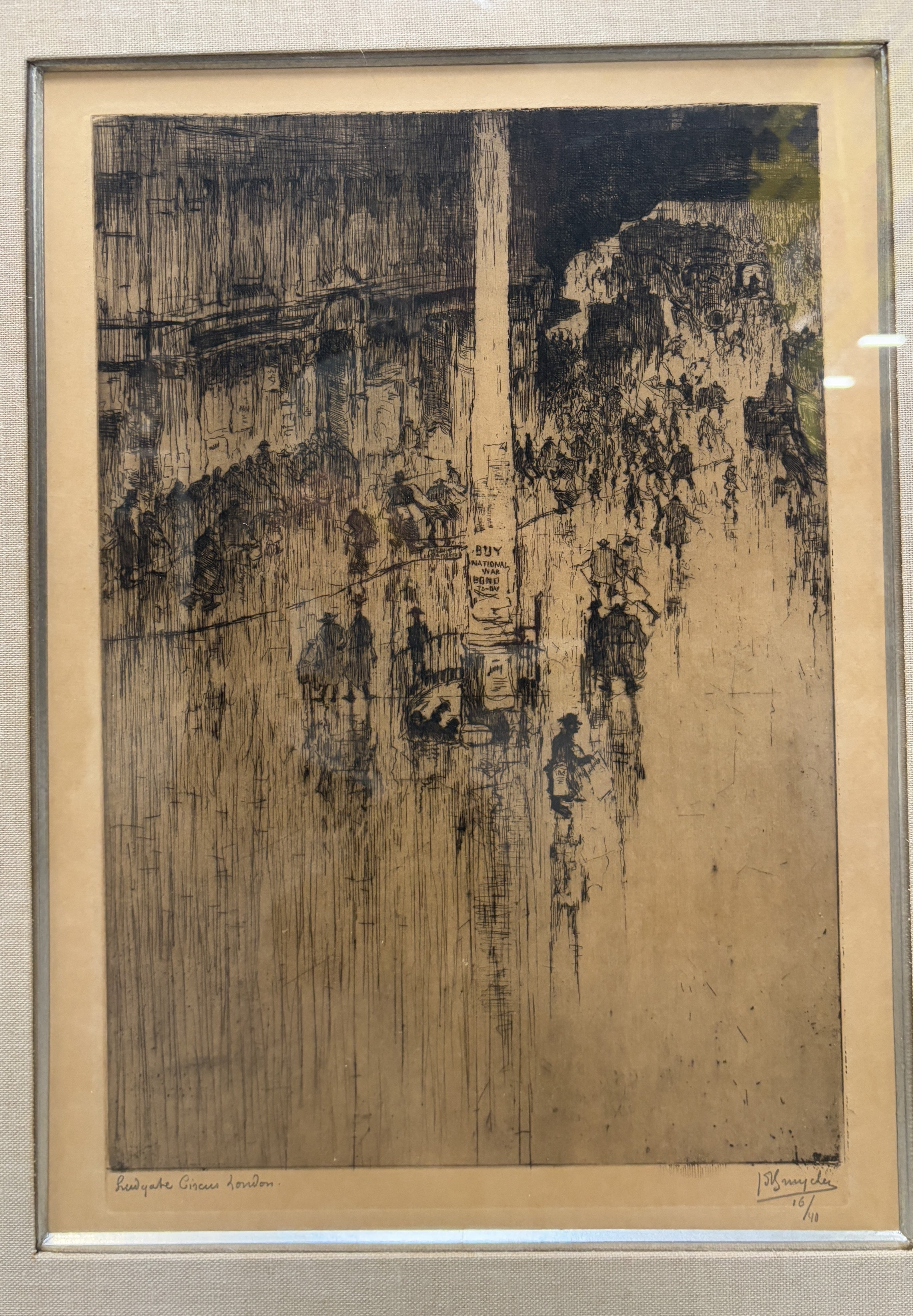 Etching Jules De Bruycker