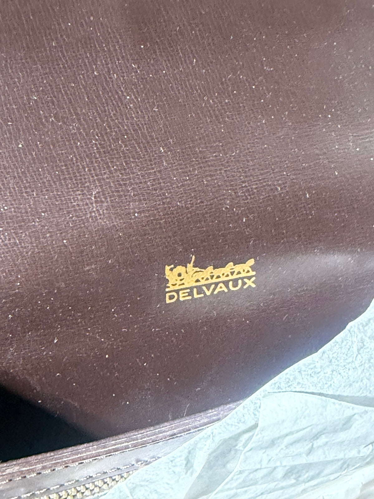 Delvaux Heureux Crossbody Bag – Dark Brown Leather