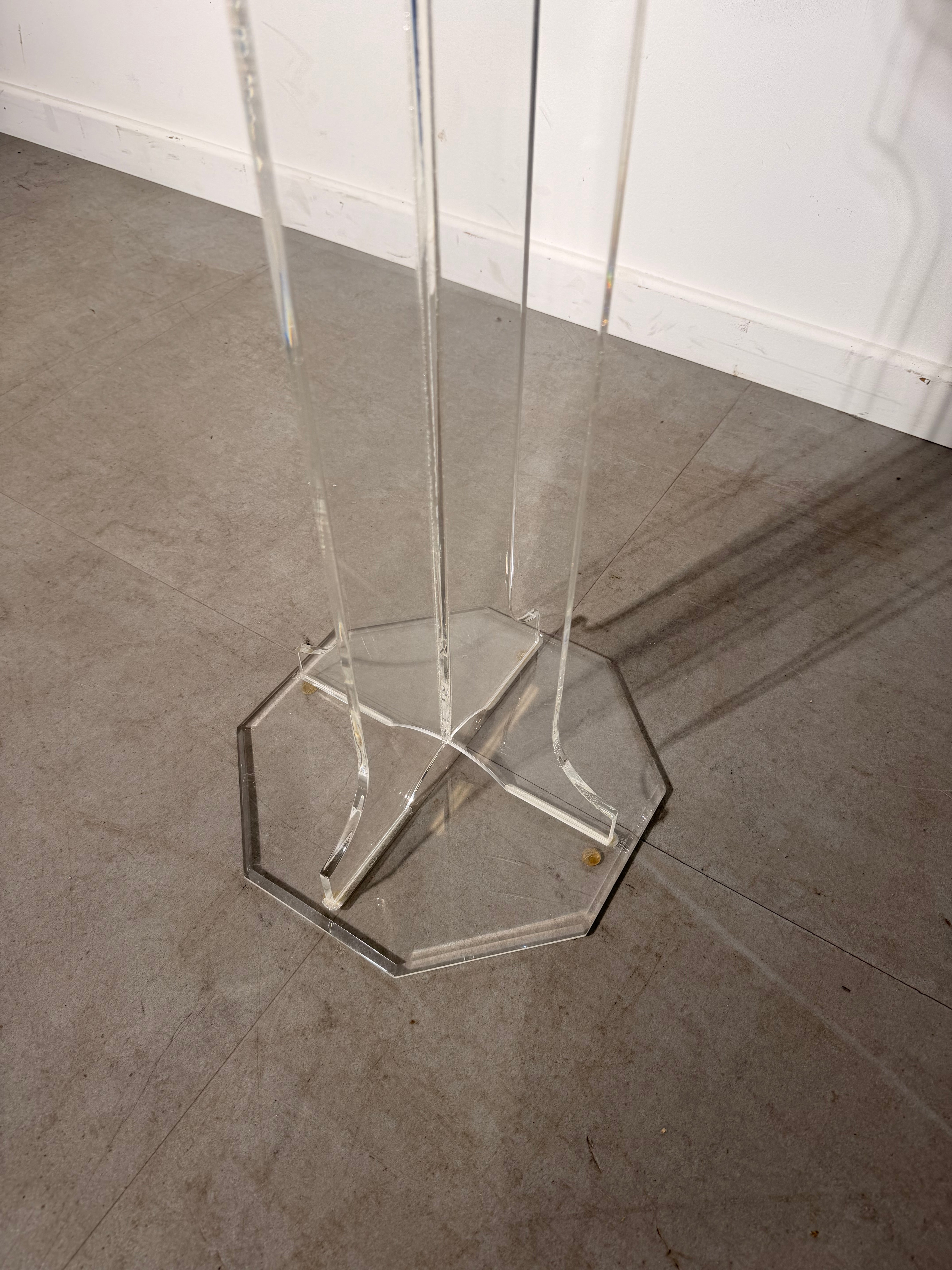 Vintage Lucite Acrylic Pedestal