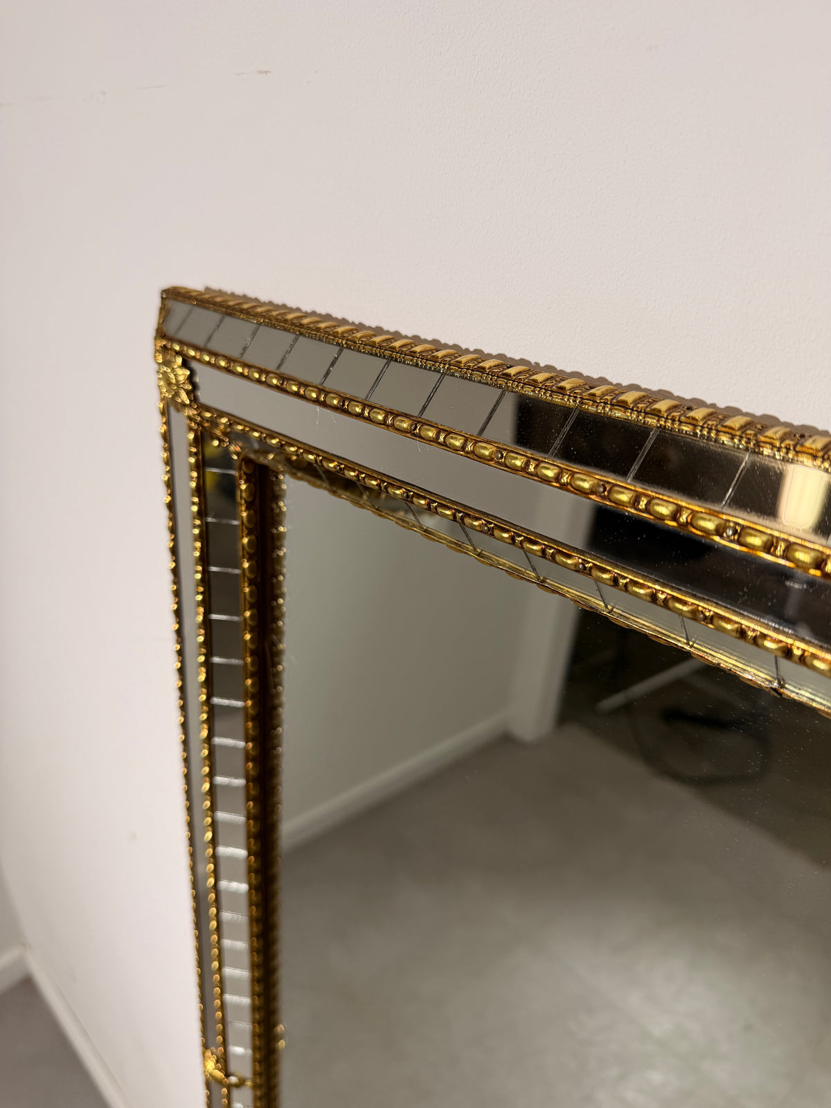 Vintage Venetian Style Gilt Mirror
