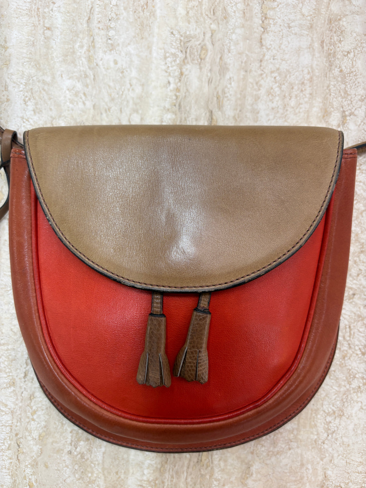 Delvaux Trot Vintage Leather Crossbody Bag
