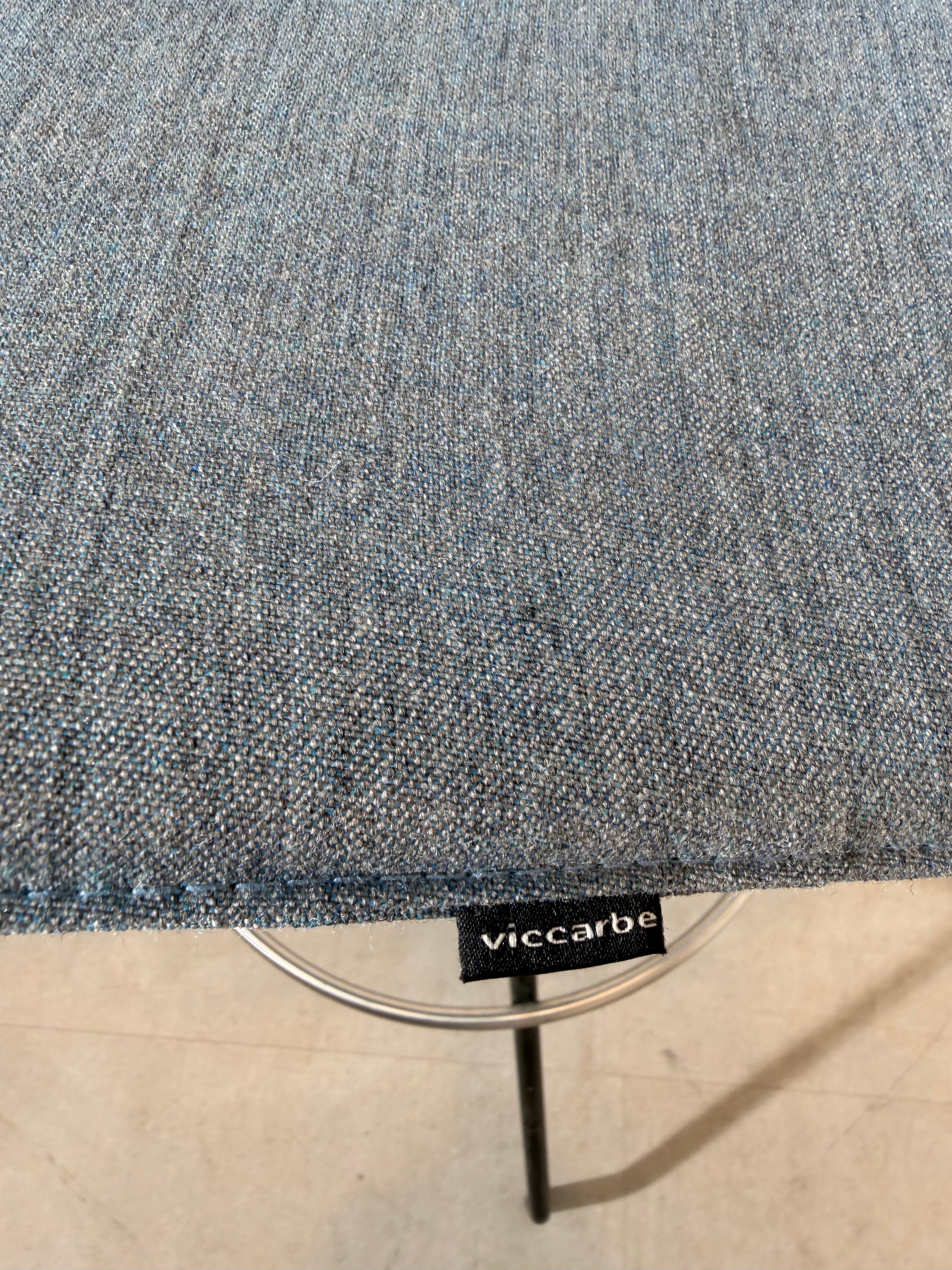 Viccarbe Modern Bar Stool – Blue Grey