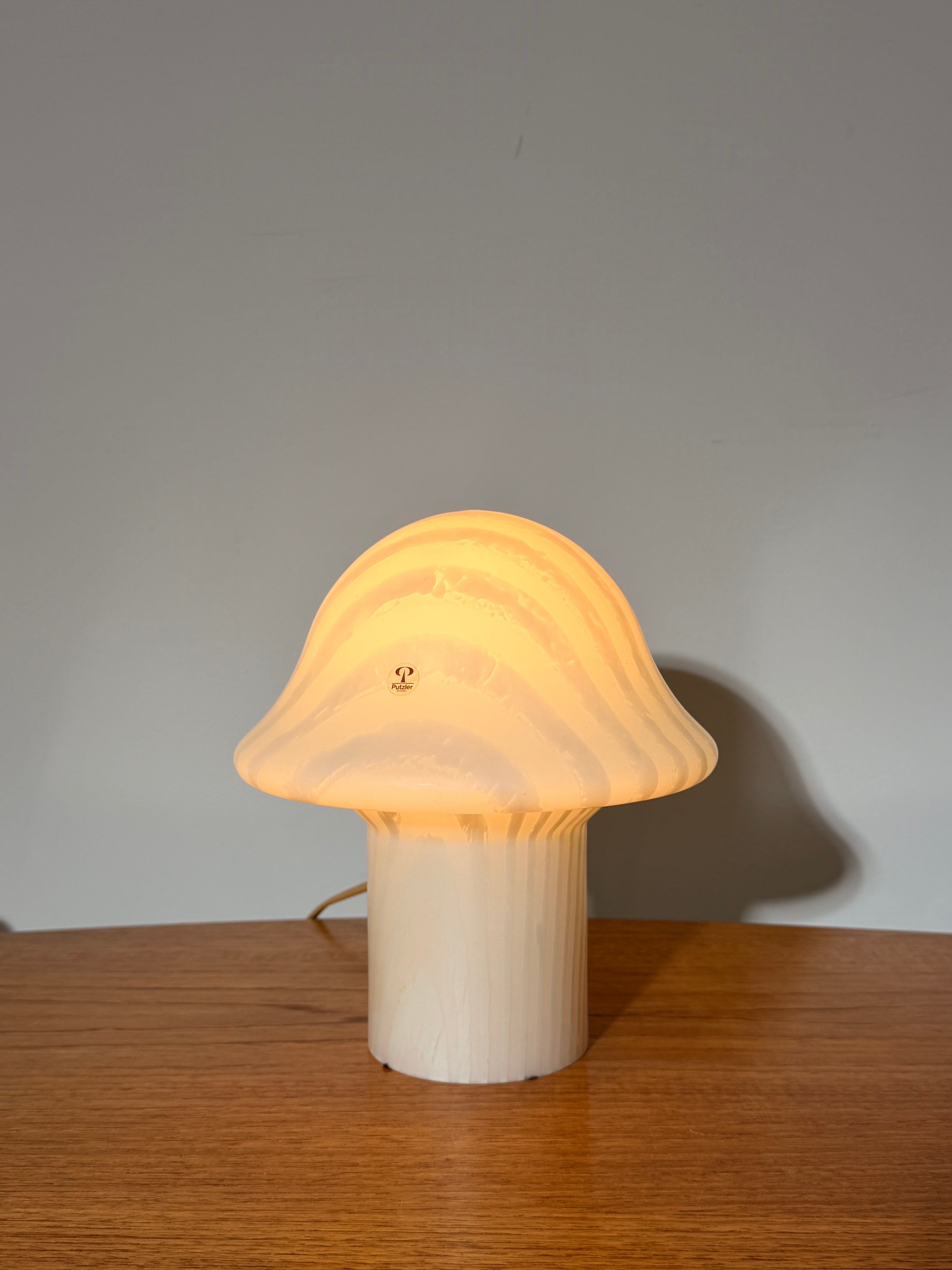 Vintage Putzler Mushroom Table Lamp