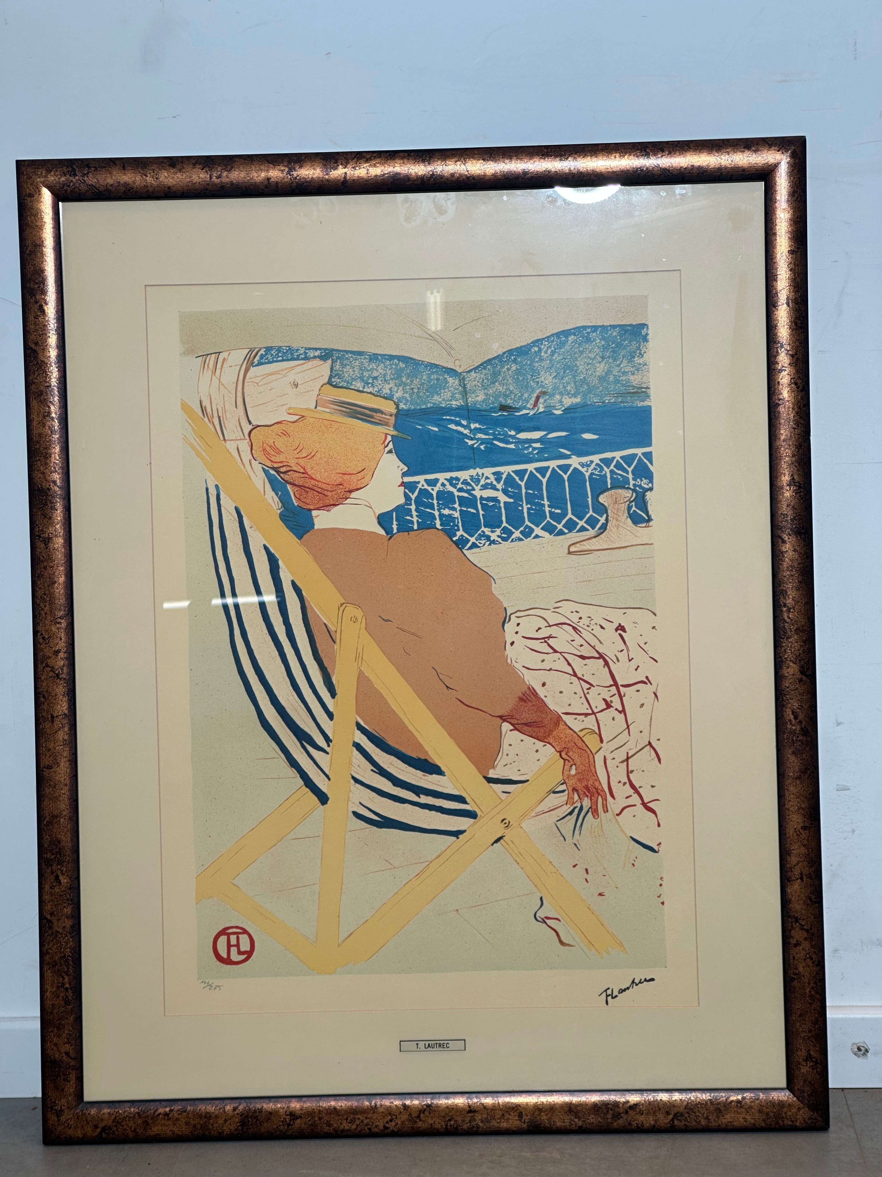 Henri de Toulouse-Lautrec – Lithographie encadrée