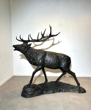 Monumental Bronze Stag Sculpture 175cm