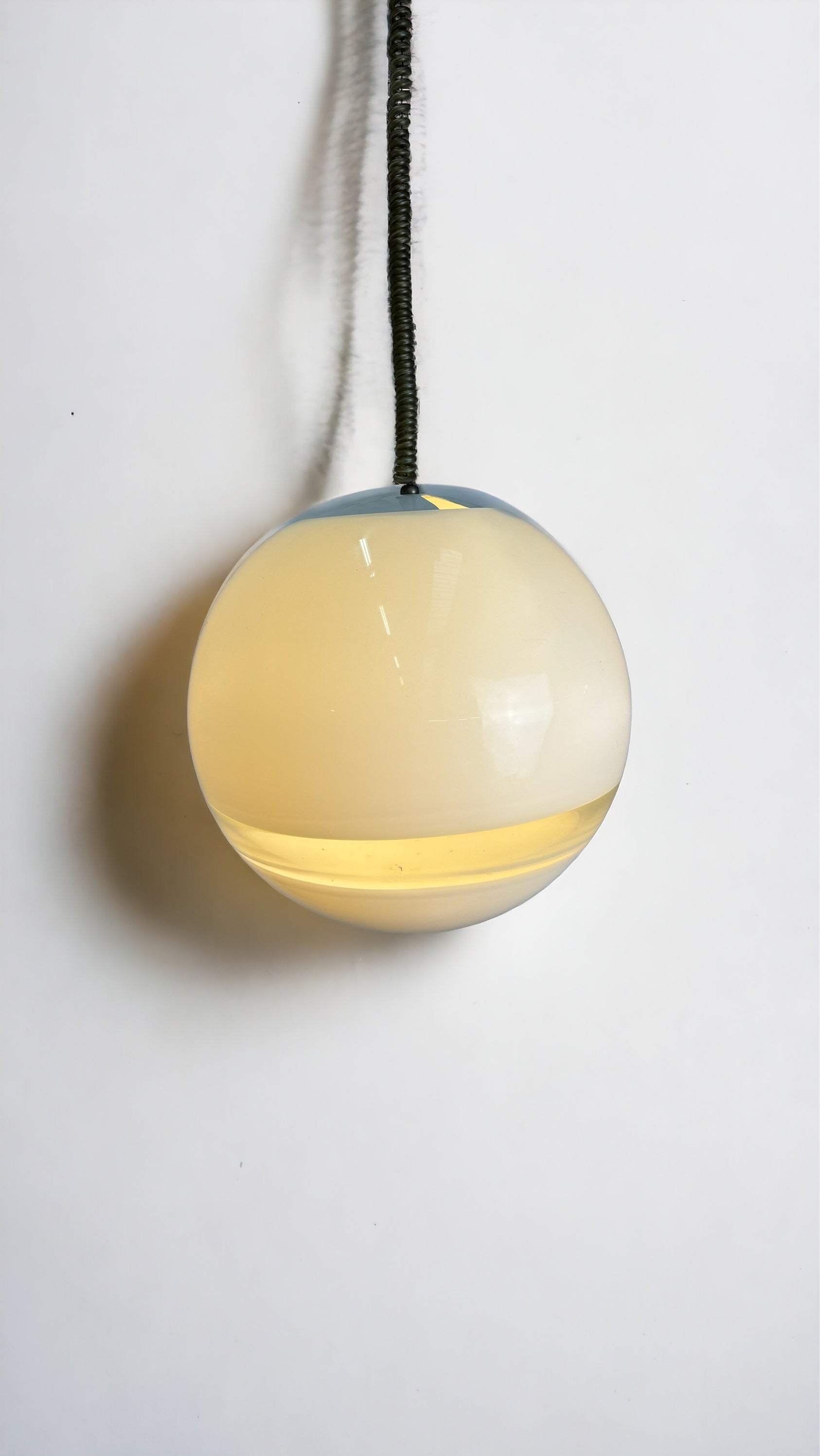 Pendant “Sphere” Lamp designed by Roberto Pamio for Leucos