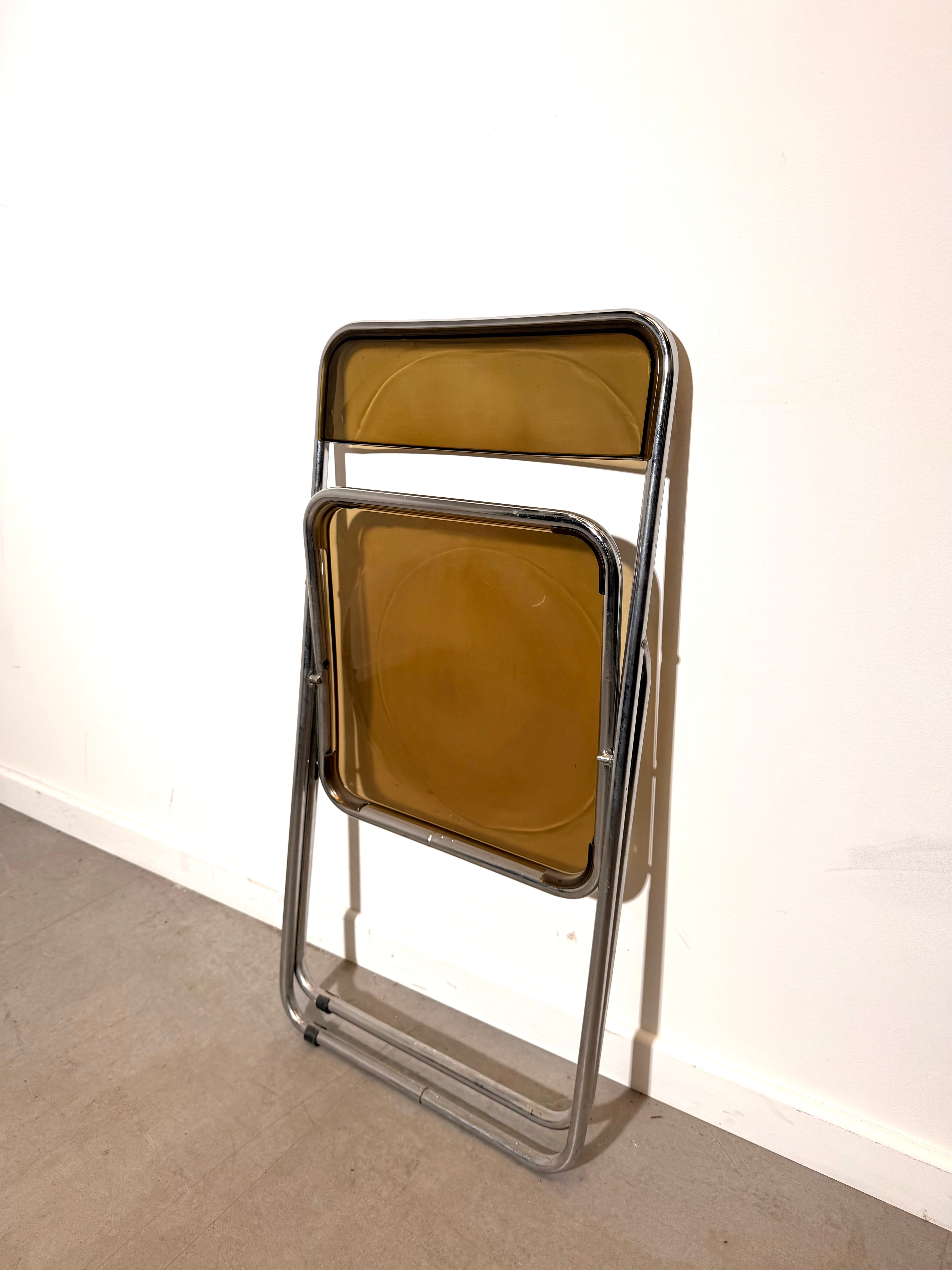 Chrome & Acrylic Folding Chair