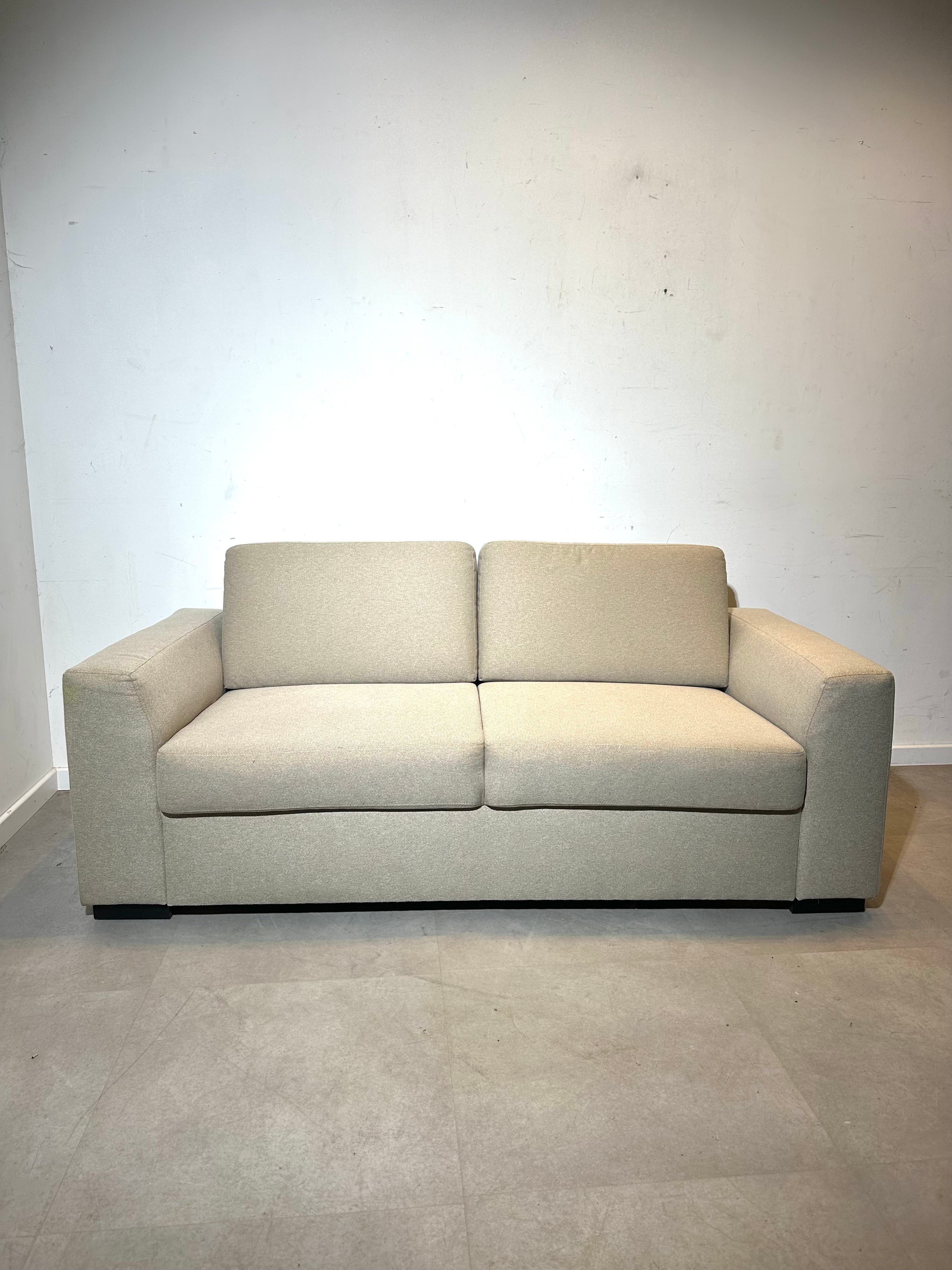 Contemporary Beige 3-Seater Sofa