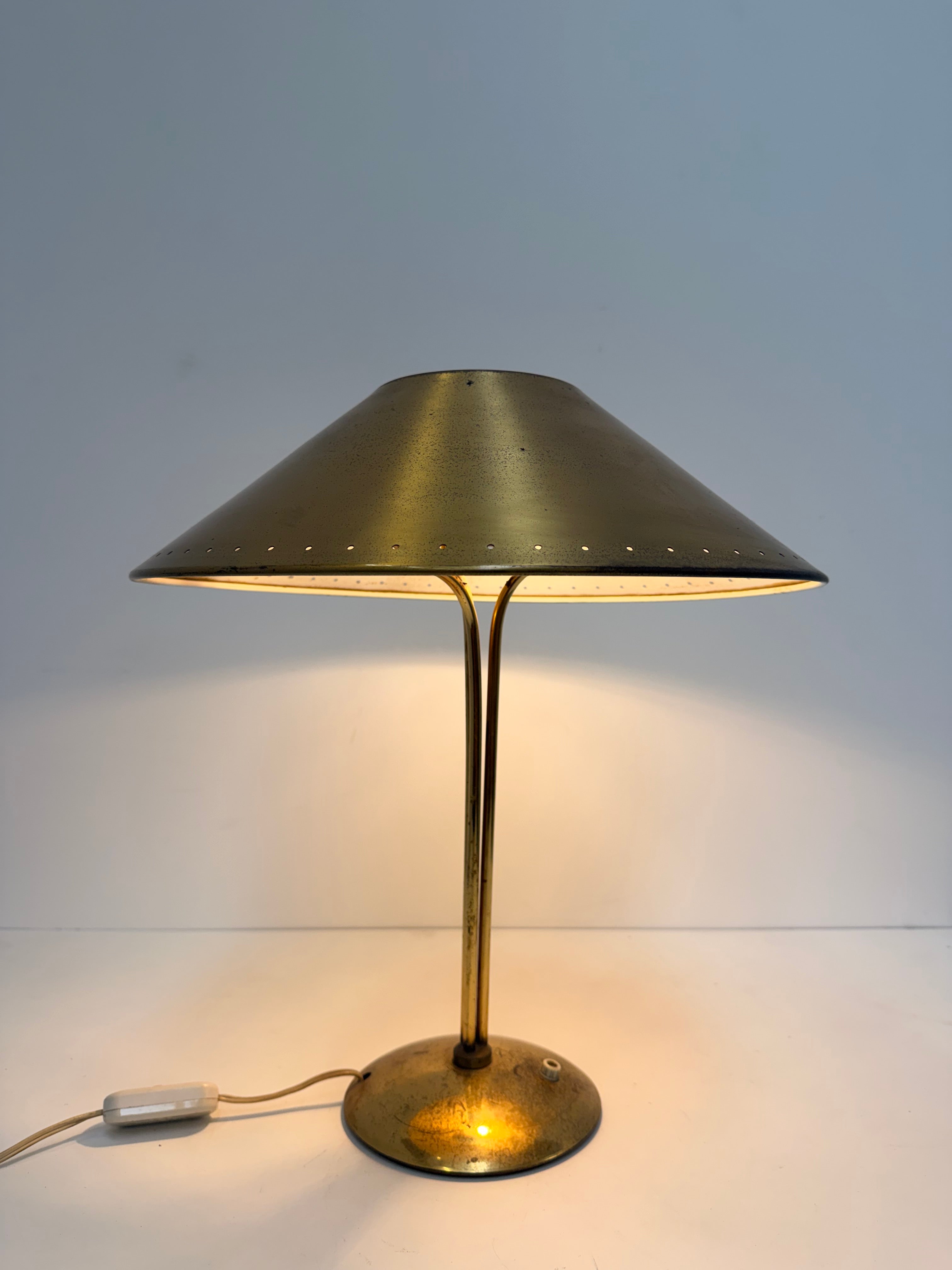 Vintage Brass Table Lamp