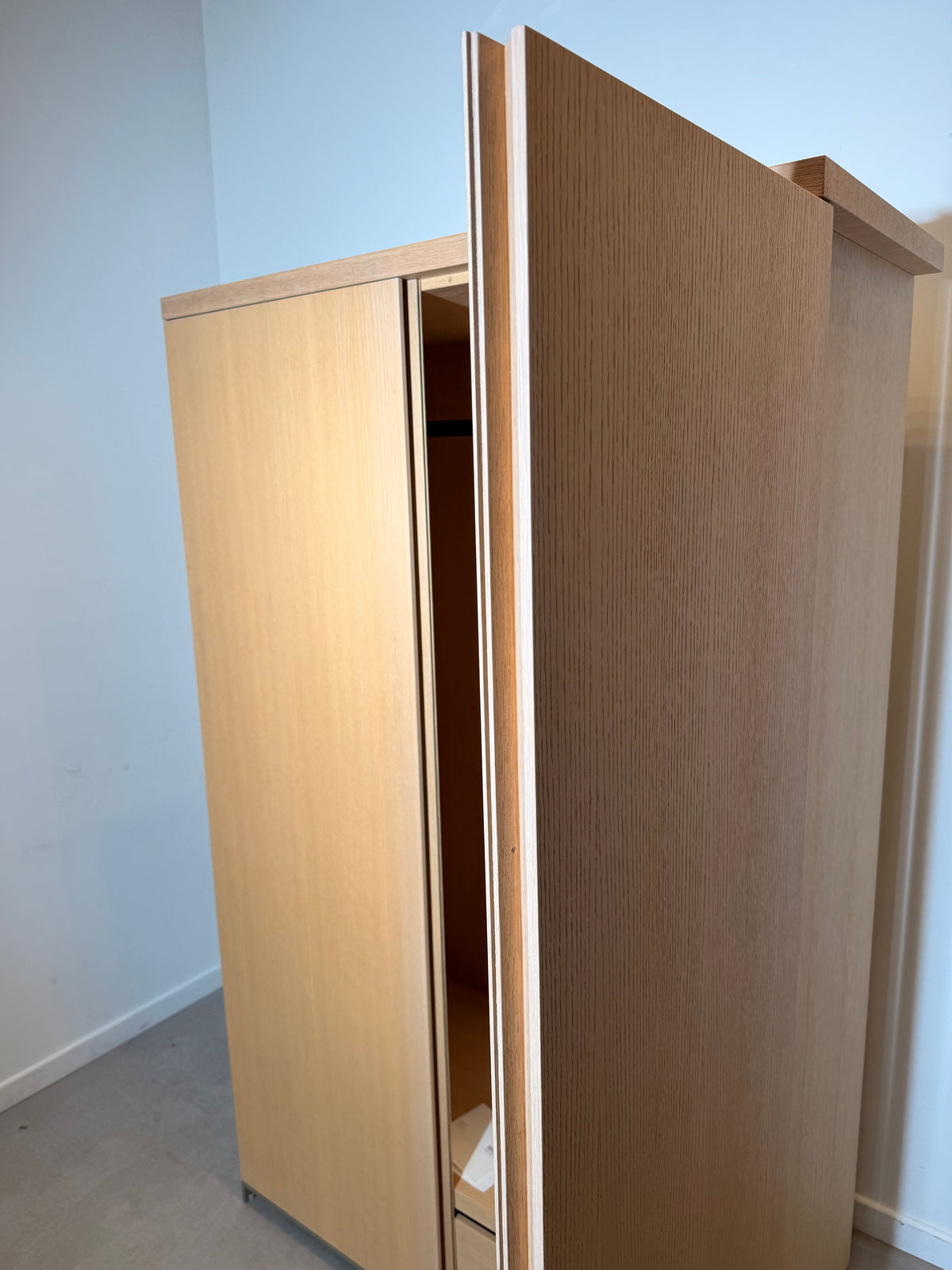 B&B Italia Maxalto Double-Door Wardrobe in Oak
