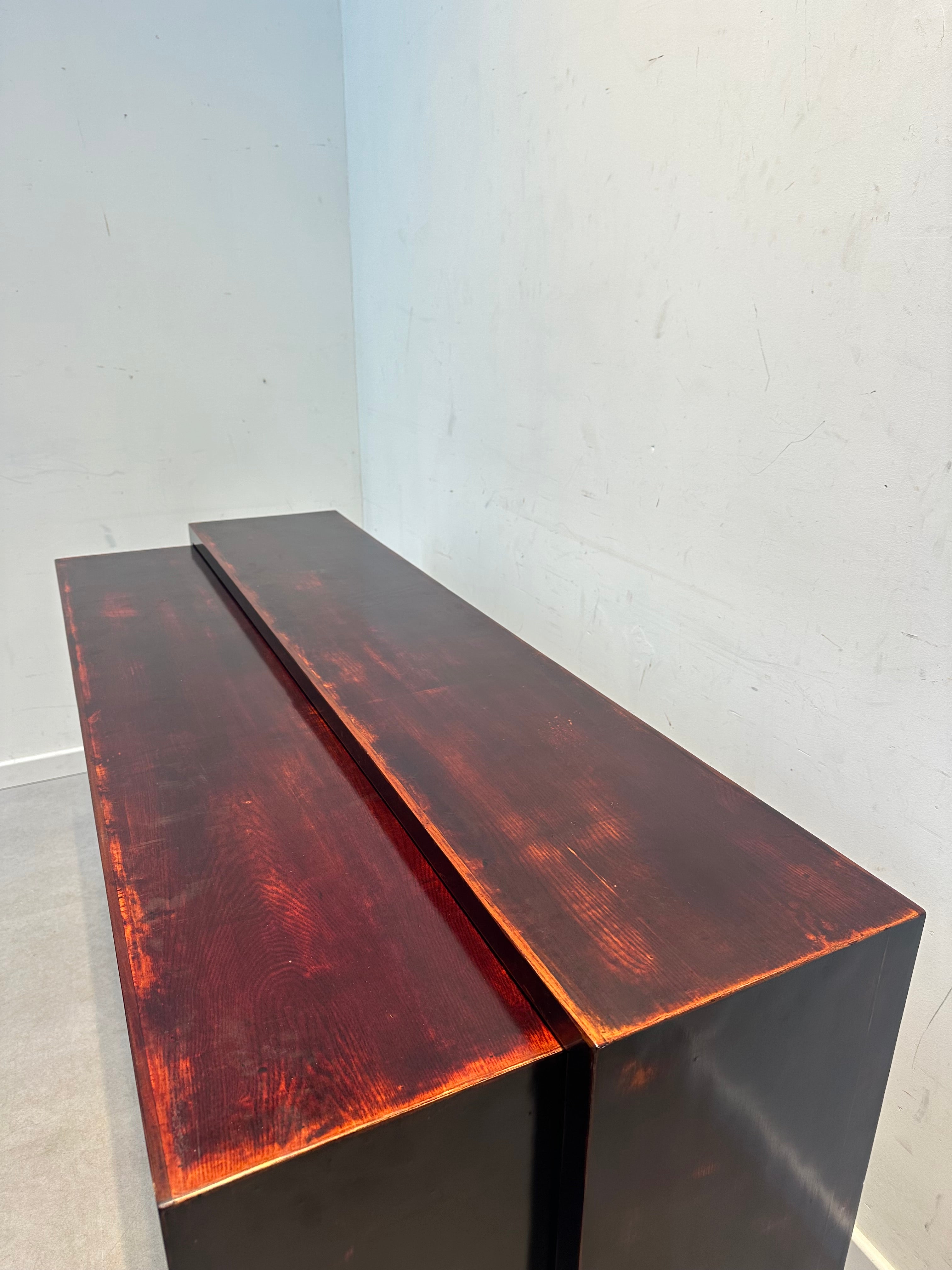 2 Wooden Console Tables