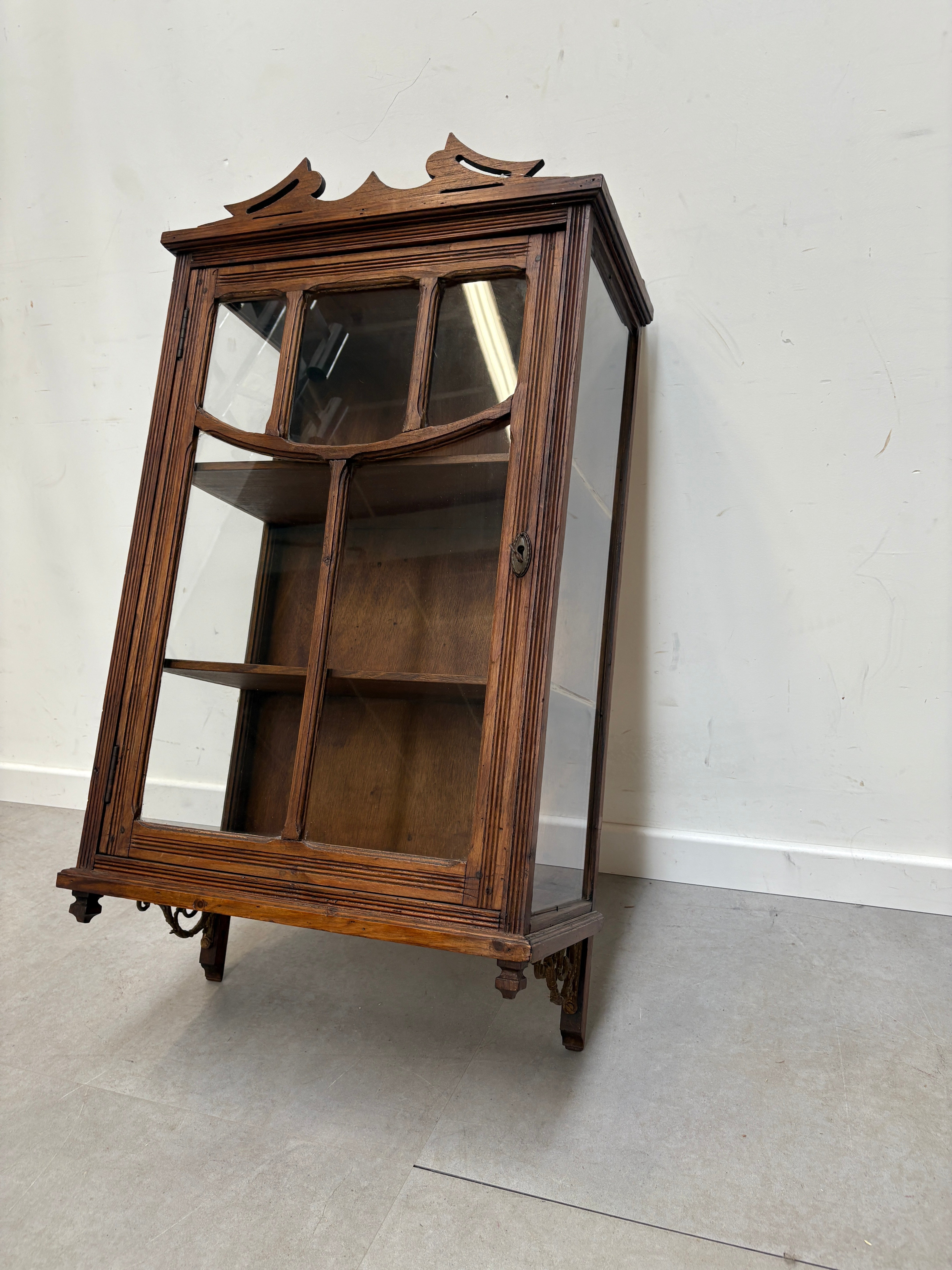 Art Nouveau hanging/display cabinet