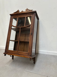 Art Nouveau hanging/display cabinet