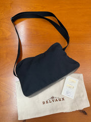 Delvaux Toile “Pili Pili” Crossbody Bag – Charbon Black – 36 cm – With Dustbag & Certificate