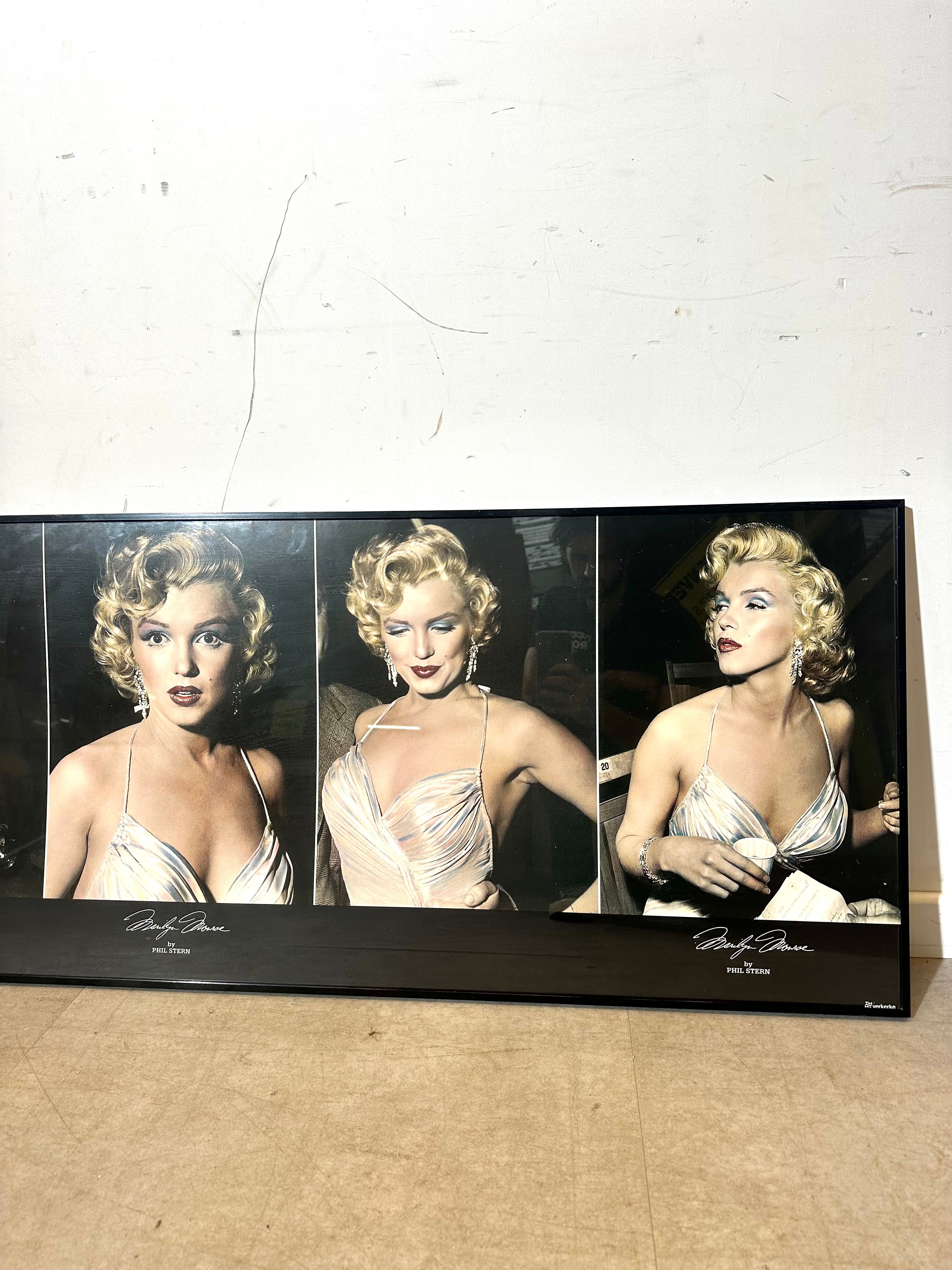 Panneau photographique de Marilyn Monroe par Phil Stern
