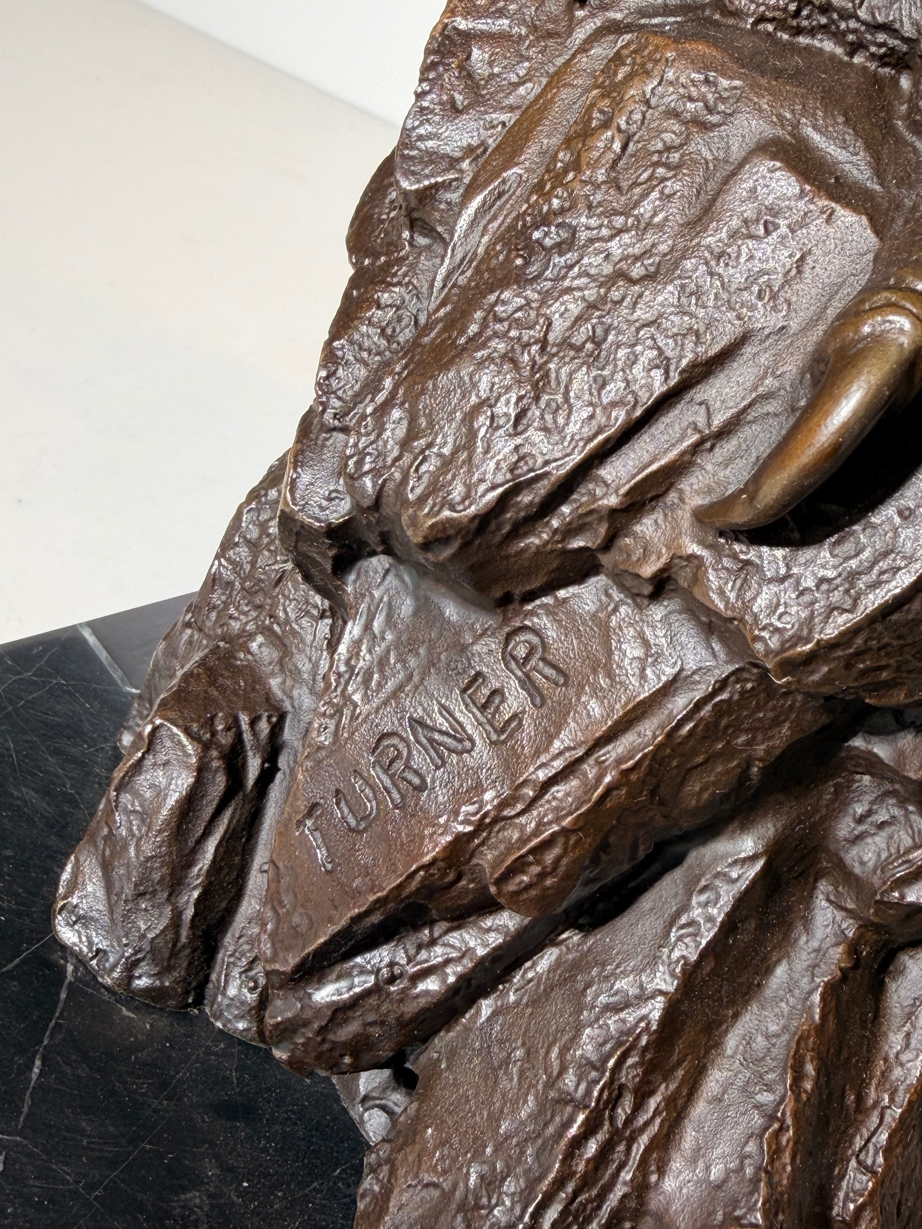 Large Bronze Eagle Sculpture
