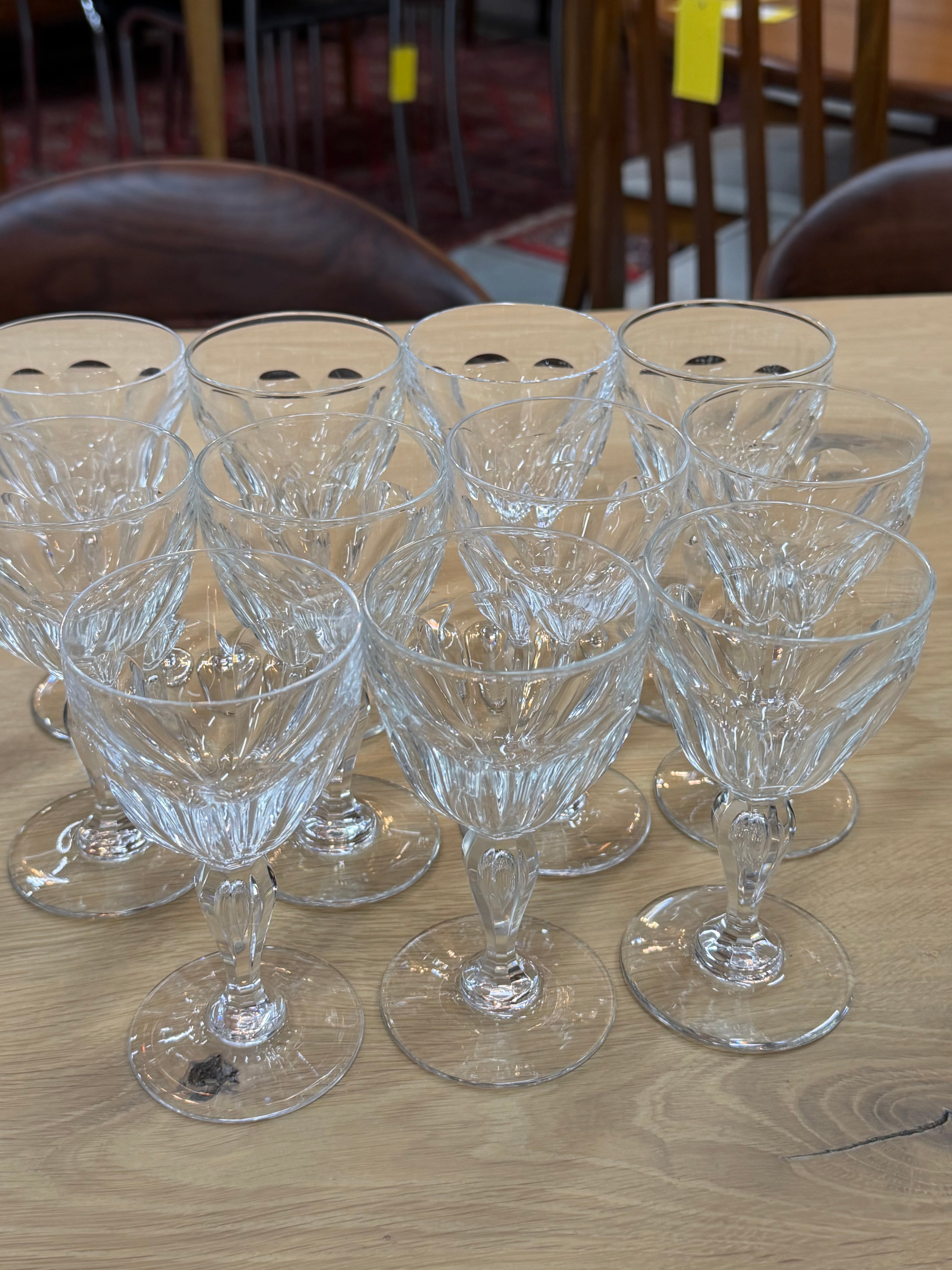 Crystal glass set – Val Saint Lambert – Model Paul Premier – 47 pieces