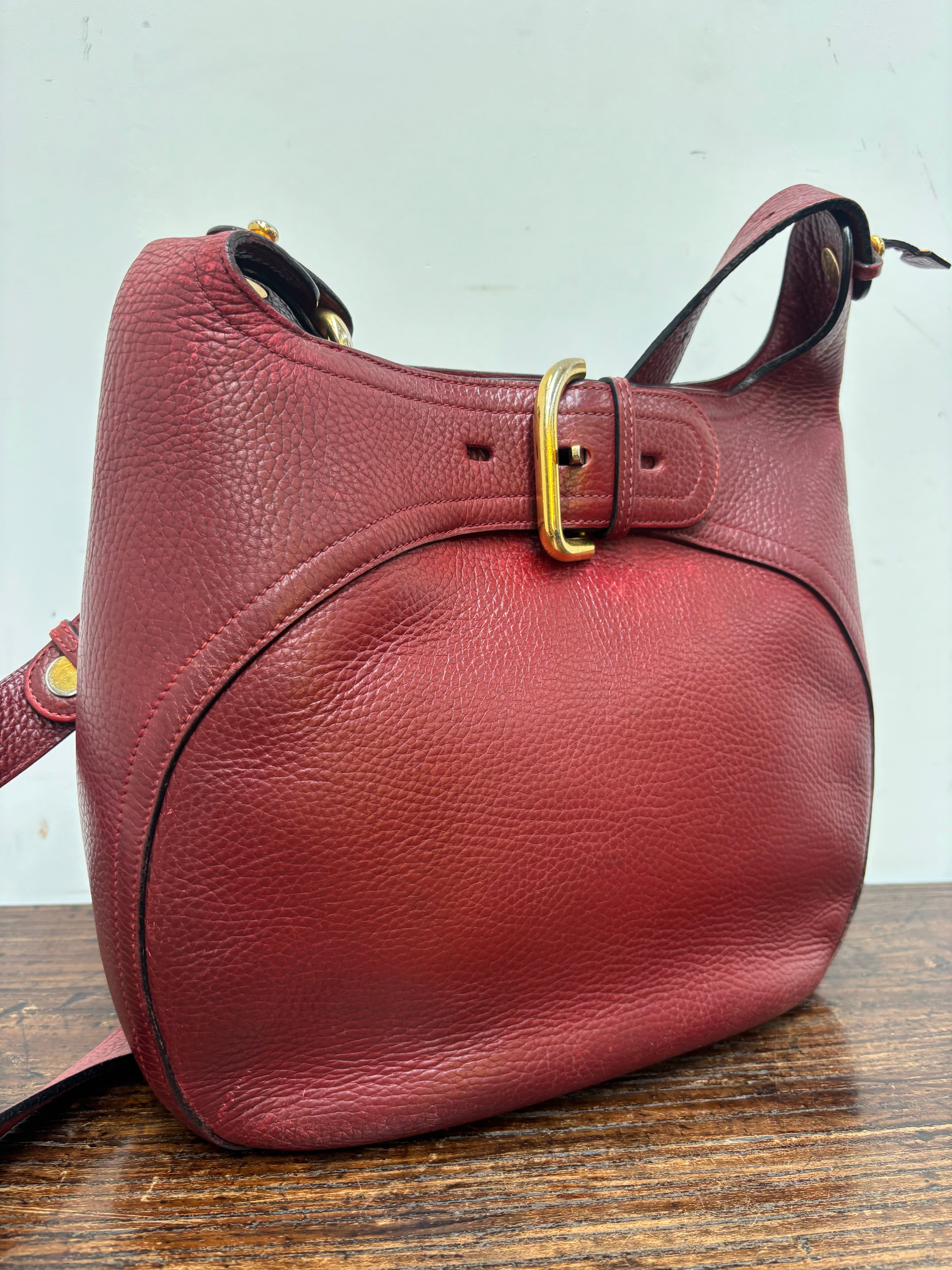 Sac bandoulière Delvaux Souverain rouge
