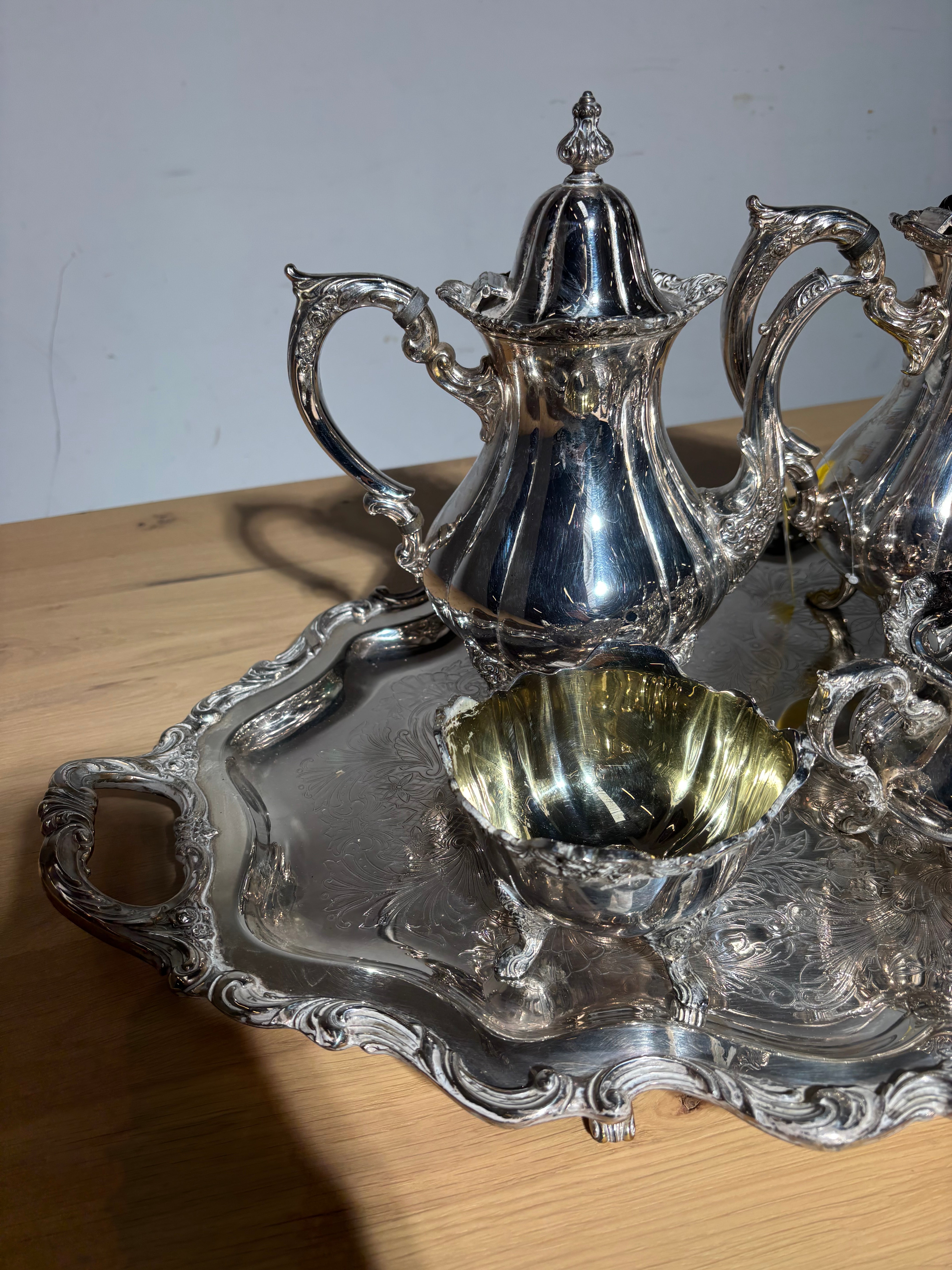 Service à thé/café « Wallace » plaqué argent (6)