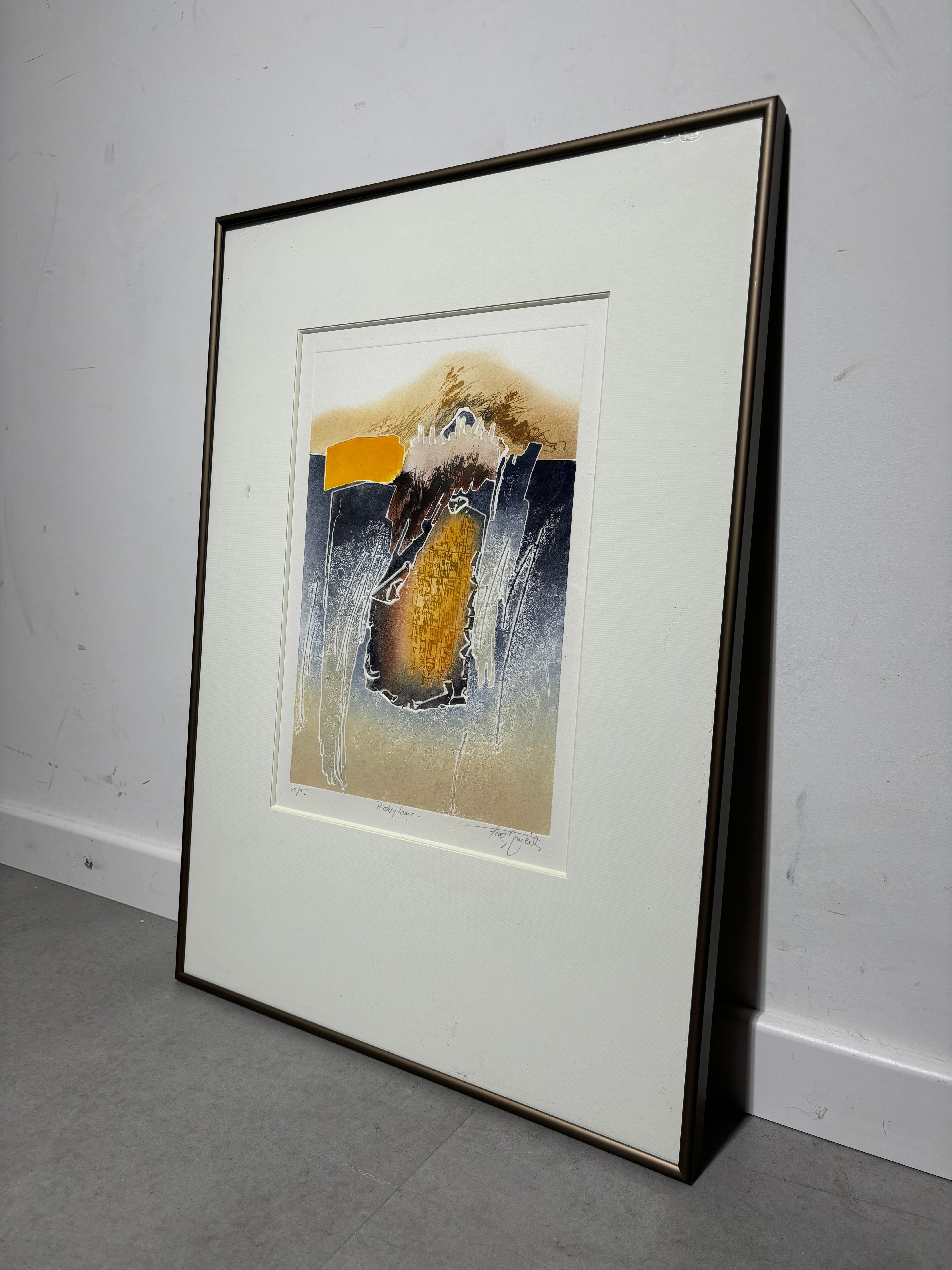 Gravure de Francis Méan « Babylonie »