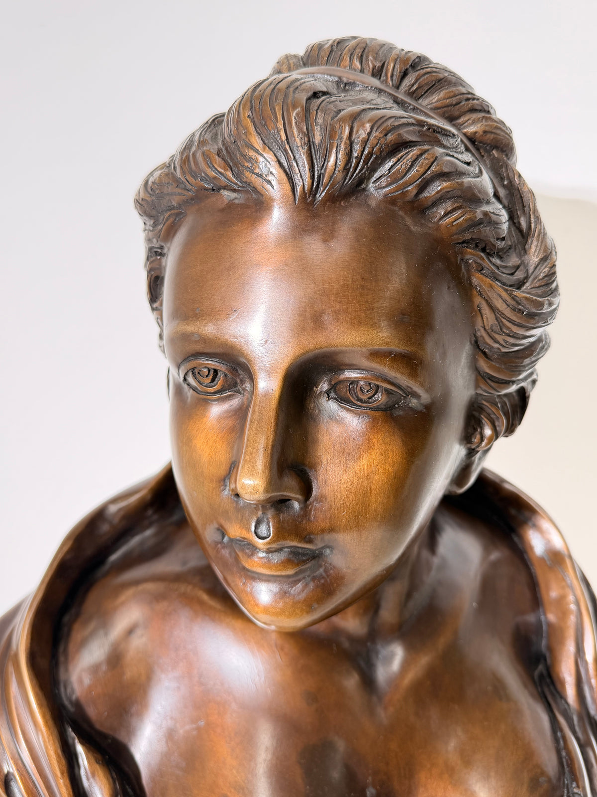 Bronze Bust Of Lady