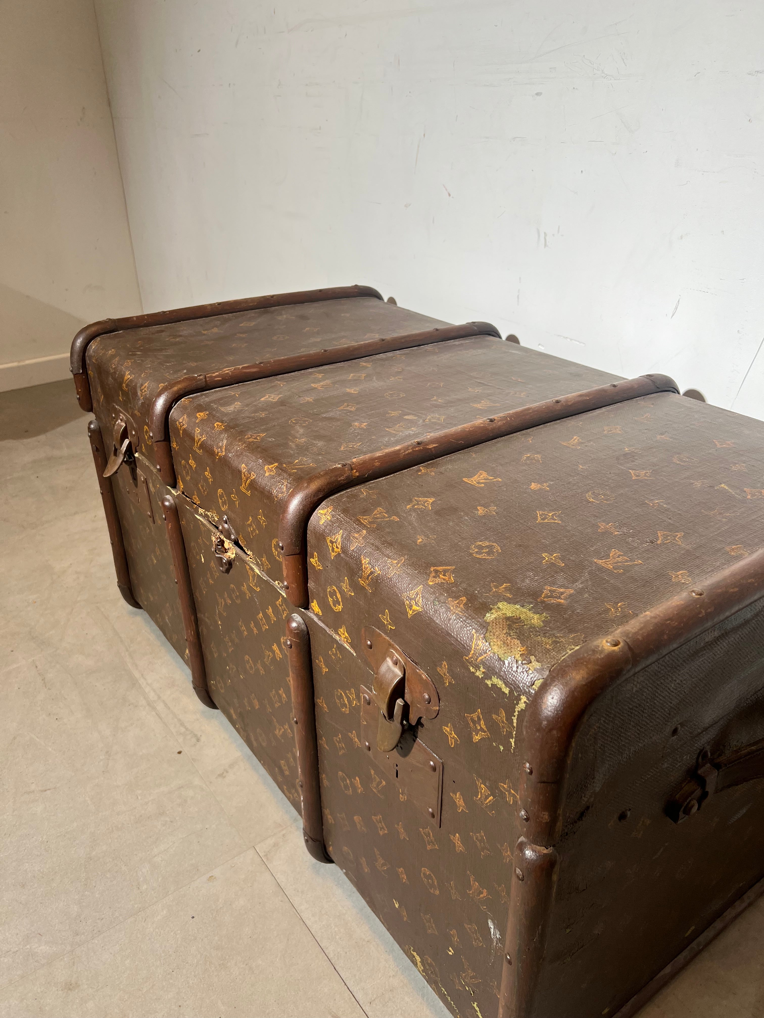 LV style Suitcase with Monogram