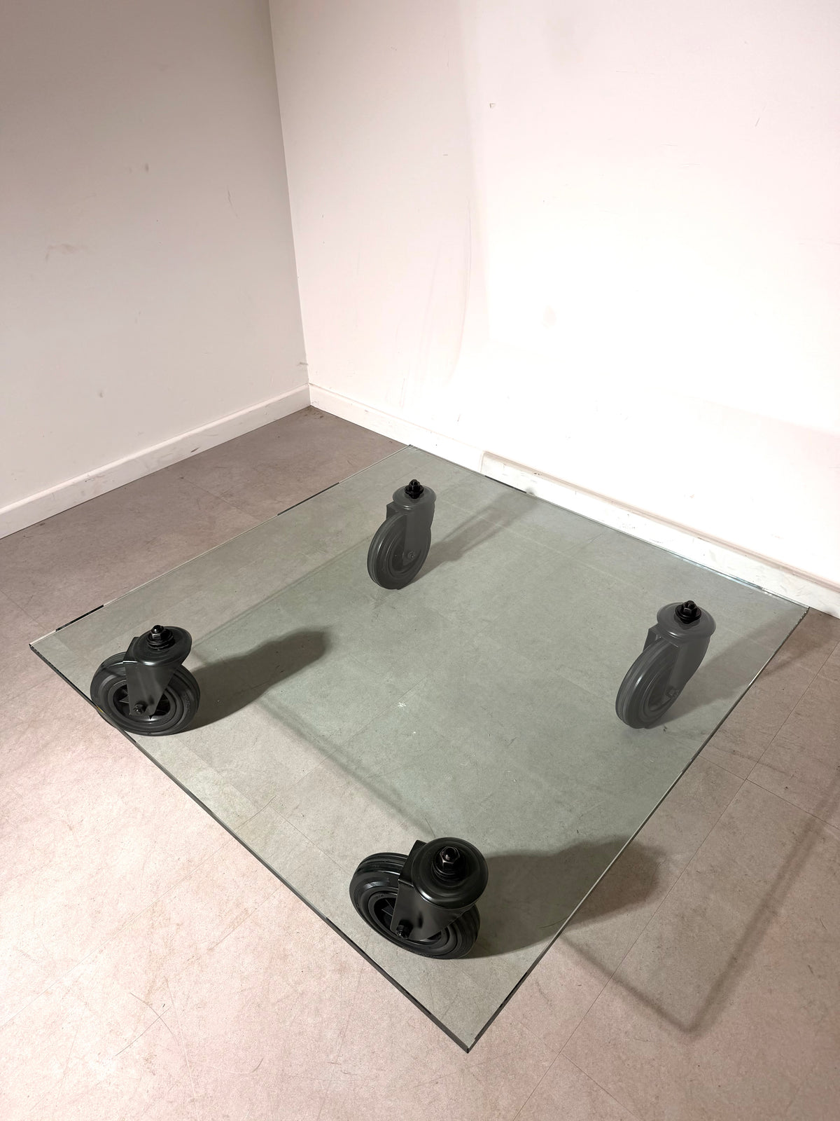 Gae Aulenti “Tavolo con Ruote” Coffee Table