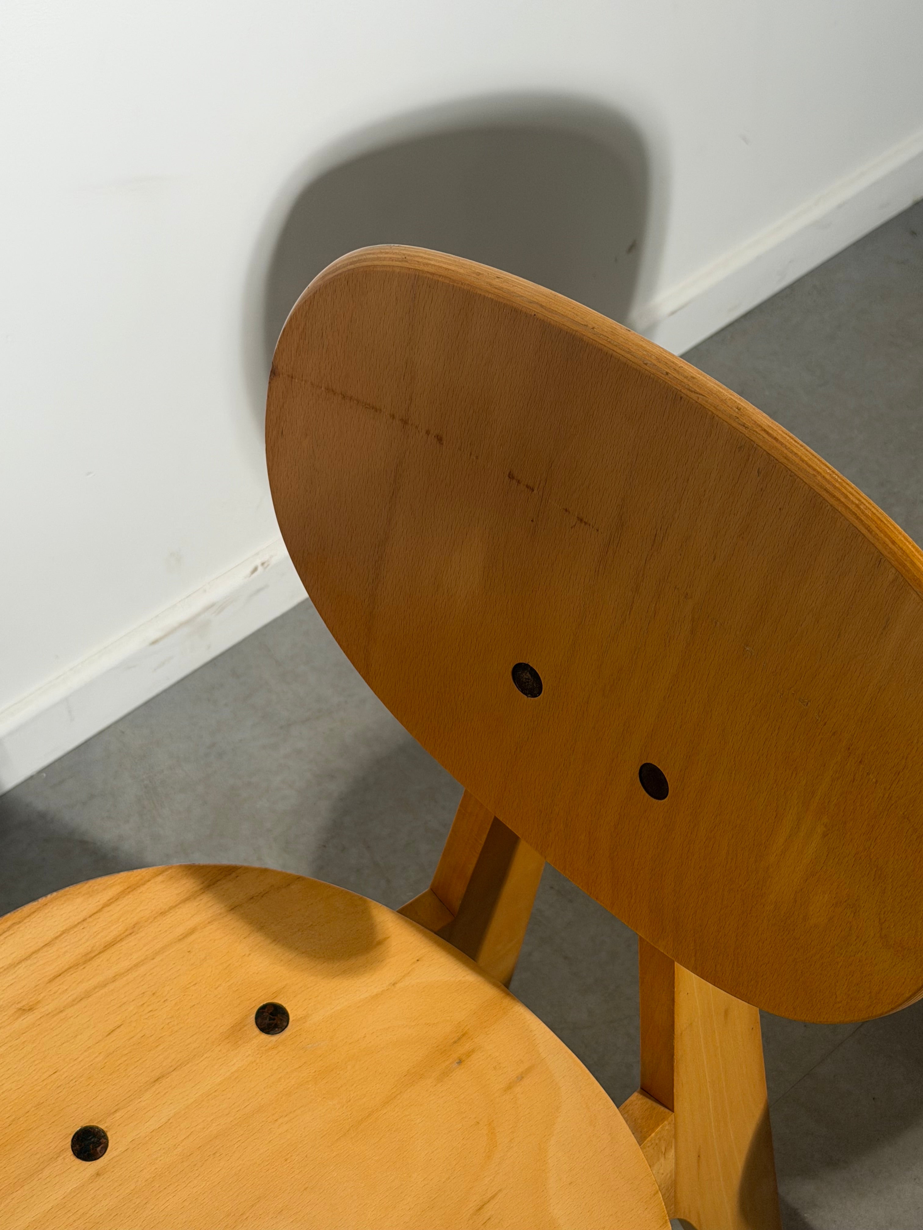 Vintage Junzo Sakakura Model 3221 Chairs for Tendo Mokko – Japan, 1950s - Pair