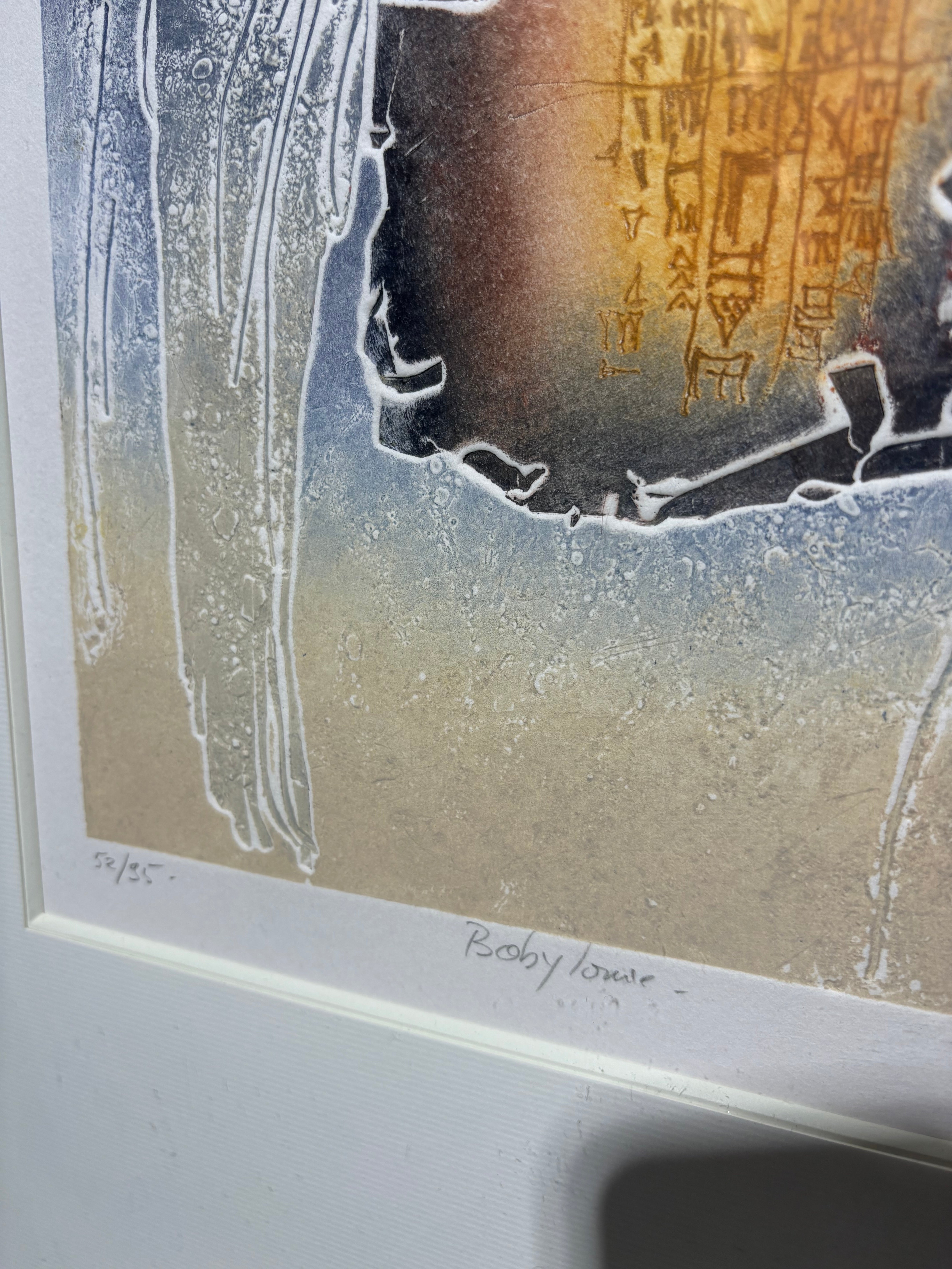 Gravure de Francis Méan « Babylonie »