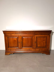 French Cherrywood Three-Door Sideboard