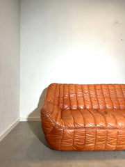 Vintage Laauser Leather Sofa
