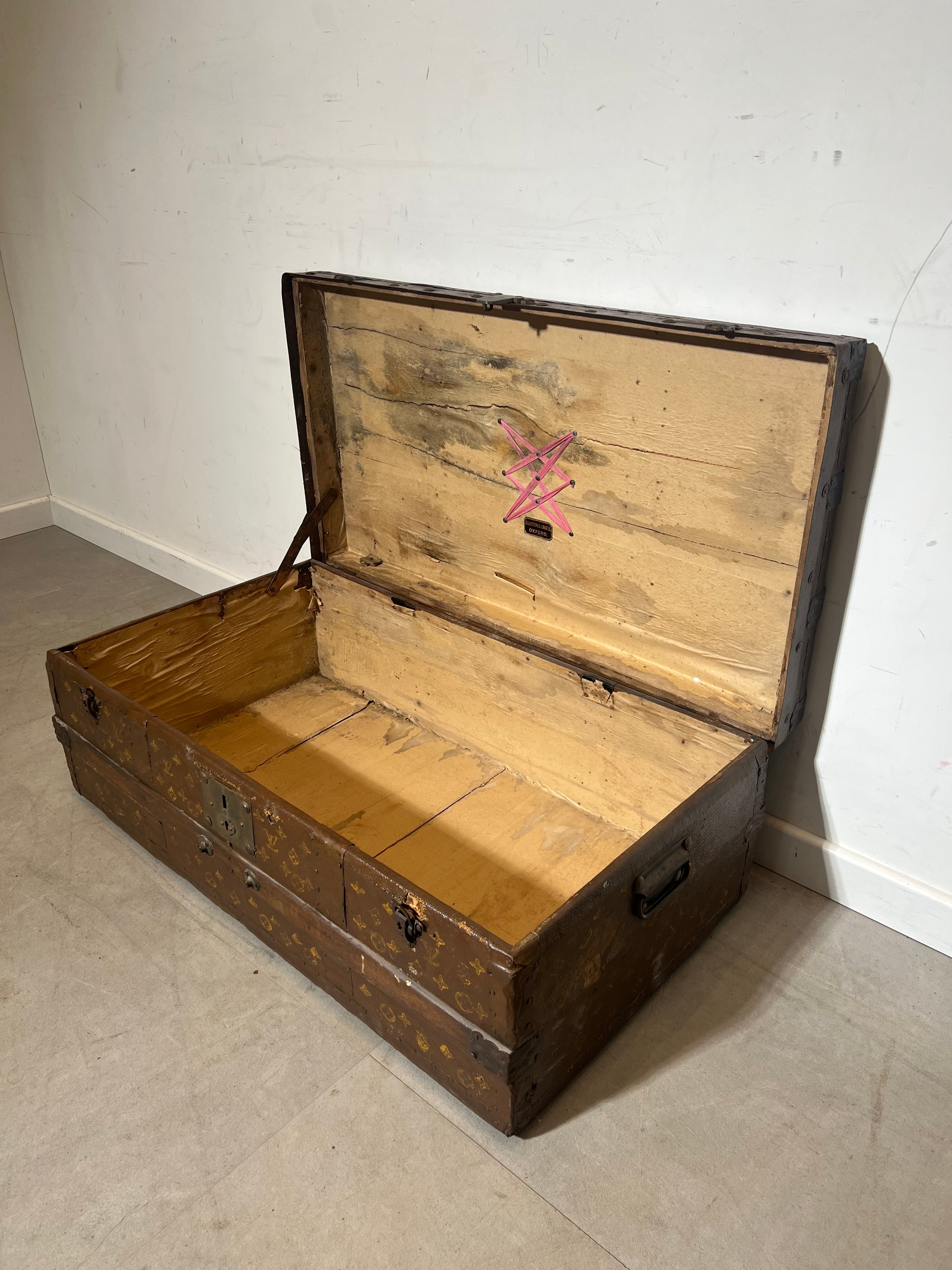 LV Style Suitcase With Monogram