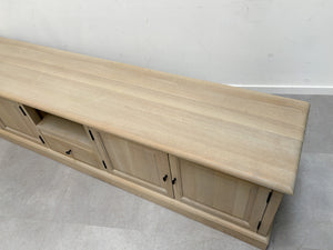 Tv Cabinet Oak White Wash Finish