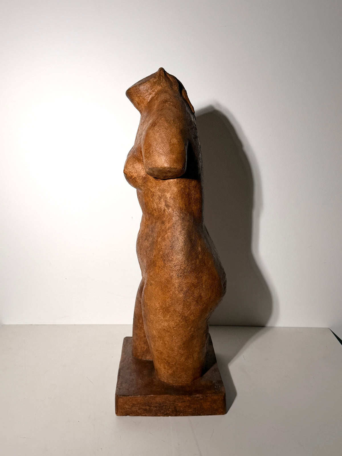 C. Eeckhout – Female Torso Sculpture on Rectangular Base
