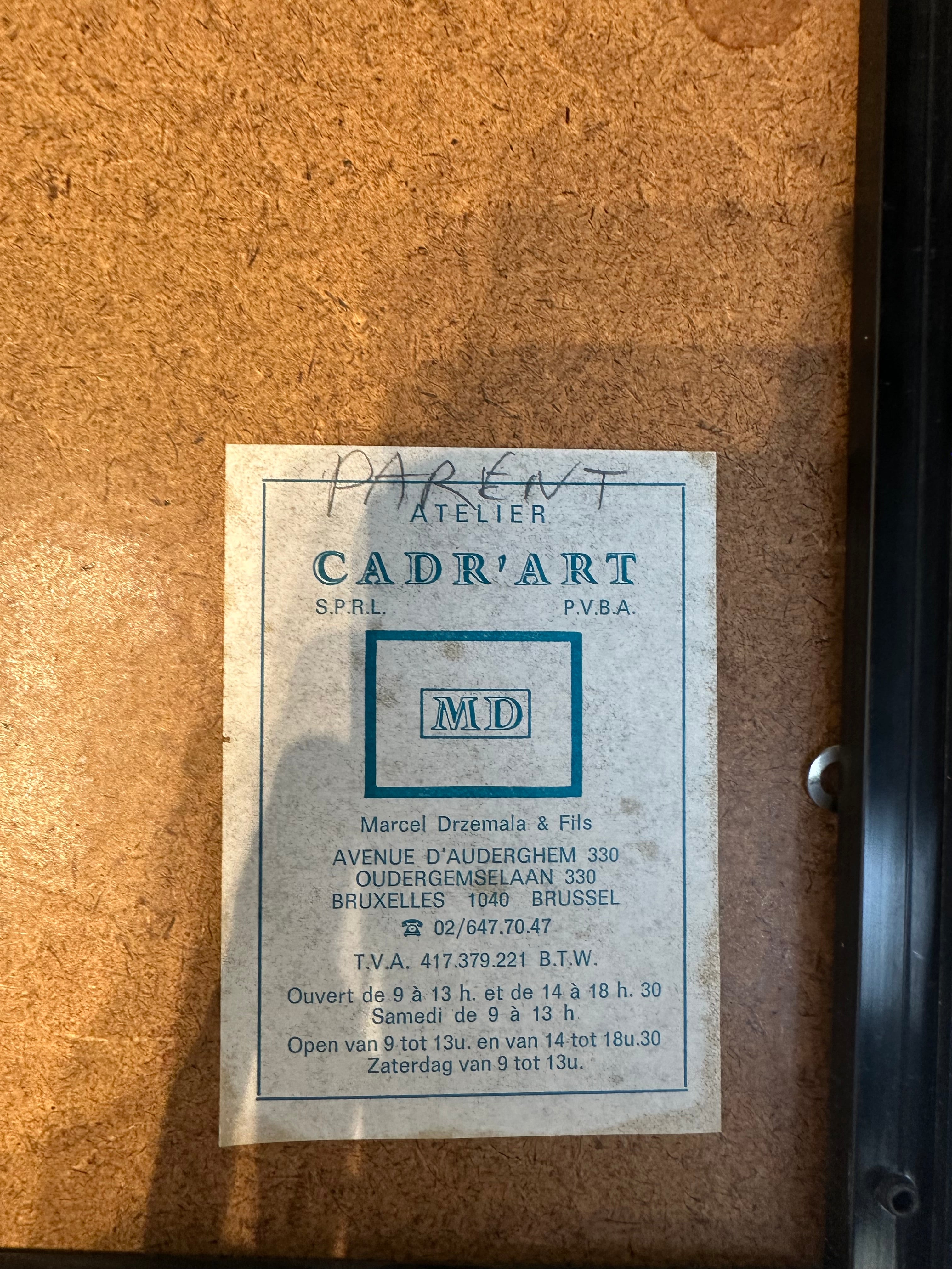 René Mels – Abstract Etching – Signed