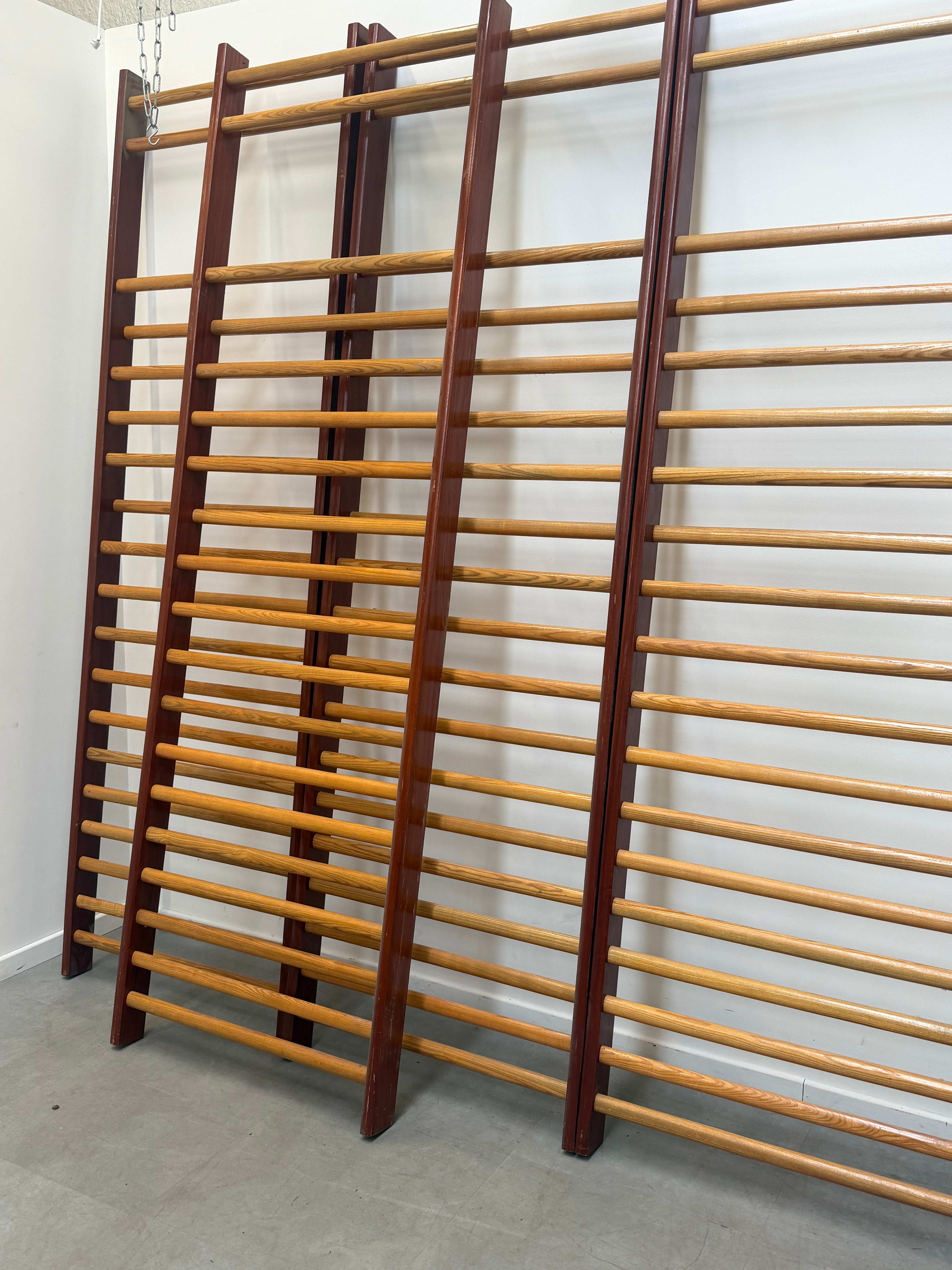 Swedish Wall Bars / Gym Wall Ladder – Solid Wood – 285 x 90 cm (Price Per Piece)