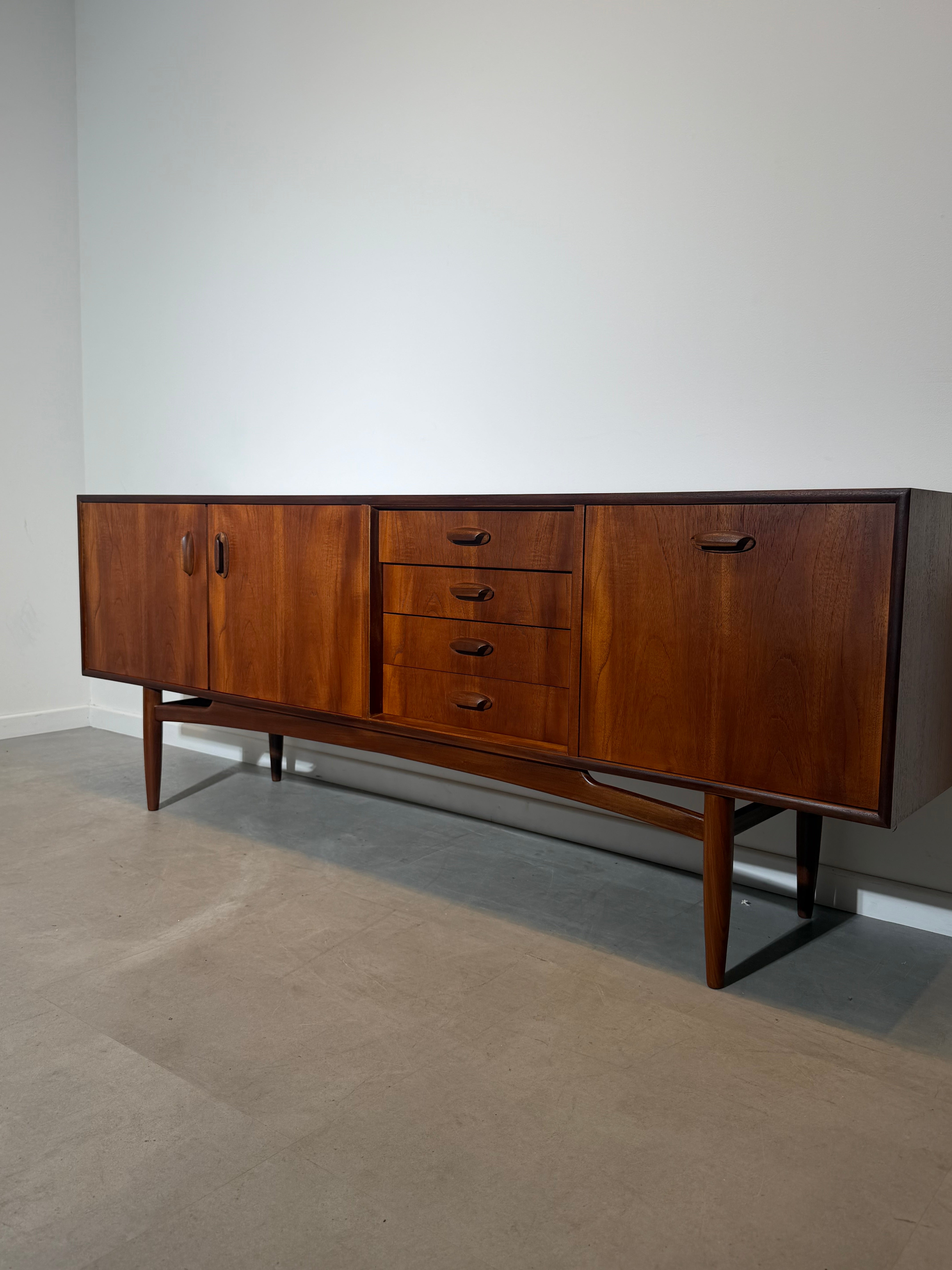 G-Plan “Brasilia” Sideboard by Victor Wilkins – Mid-Century Modern Teak Sideboard