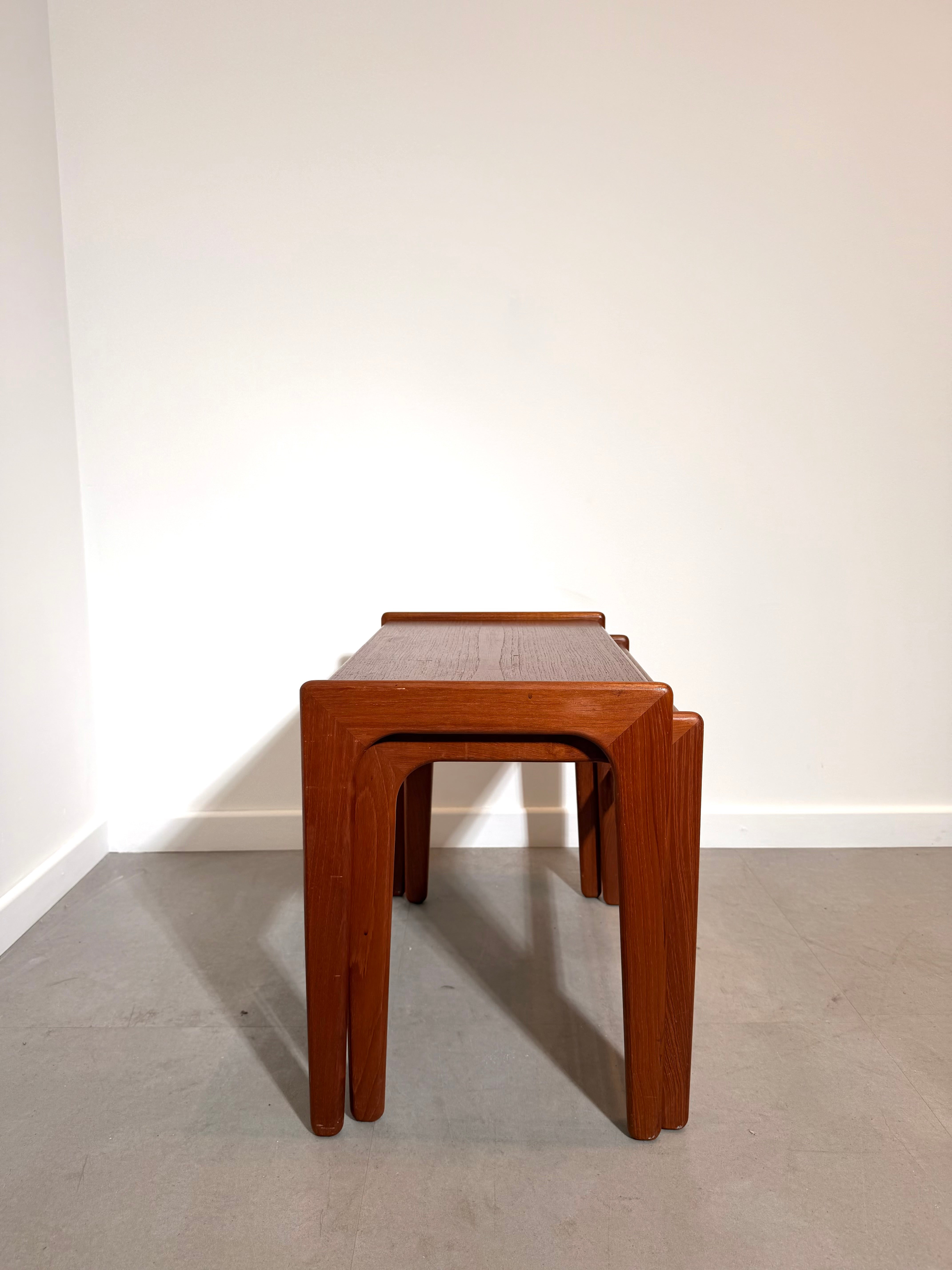 Vintage Danish Teak Nesting Tables