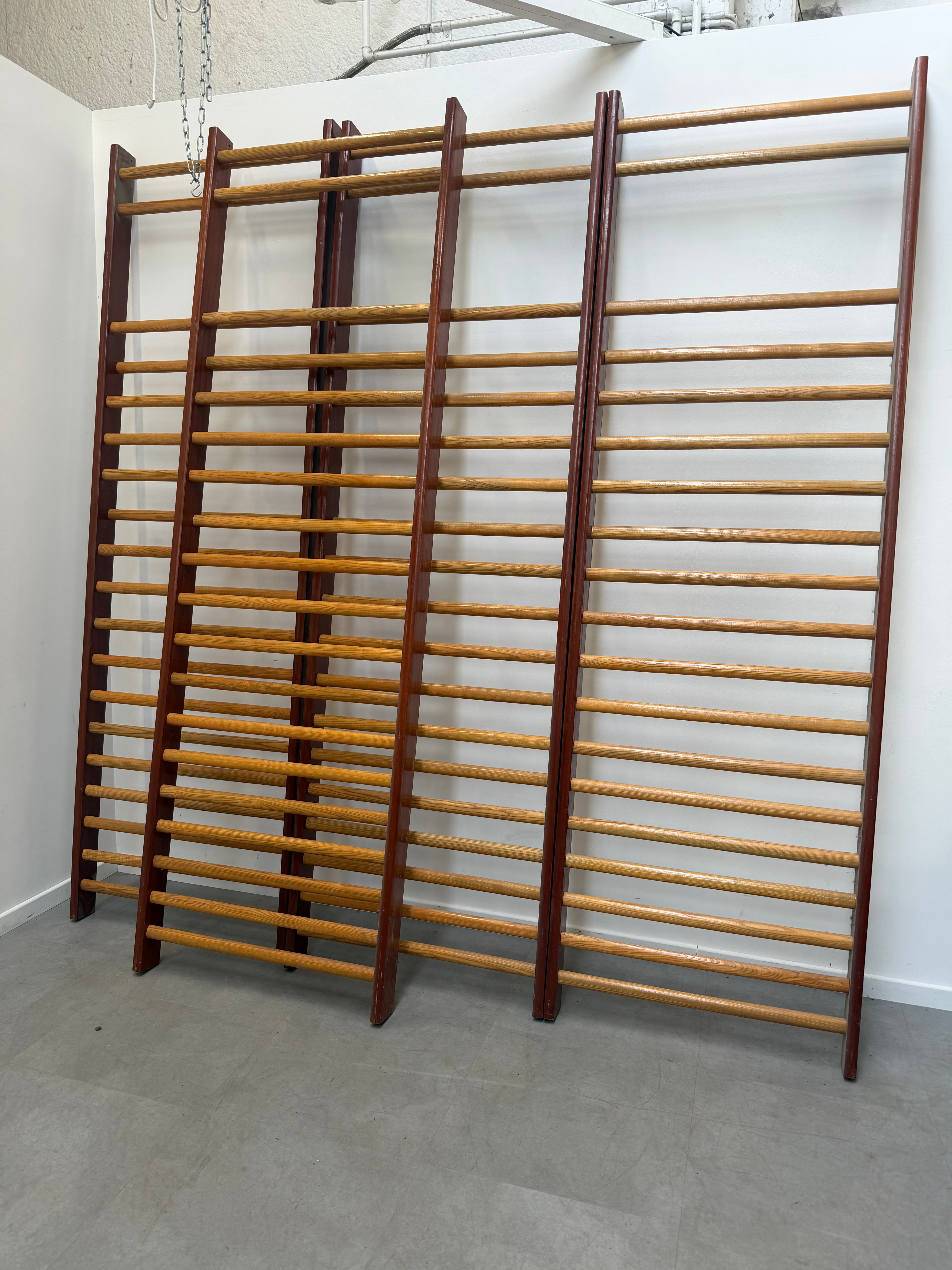 Swedish Wall Bars / Gym Wall Ladder – Solid Wood – 285 x 90 cm (Price Per Piece)