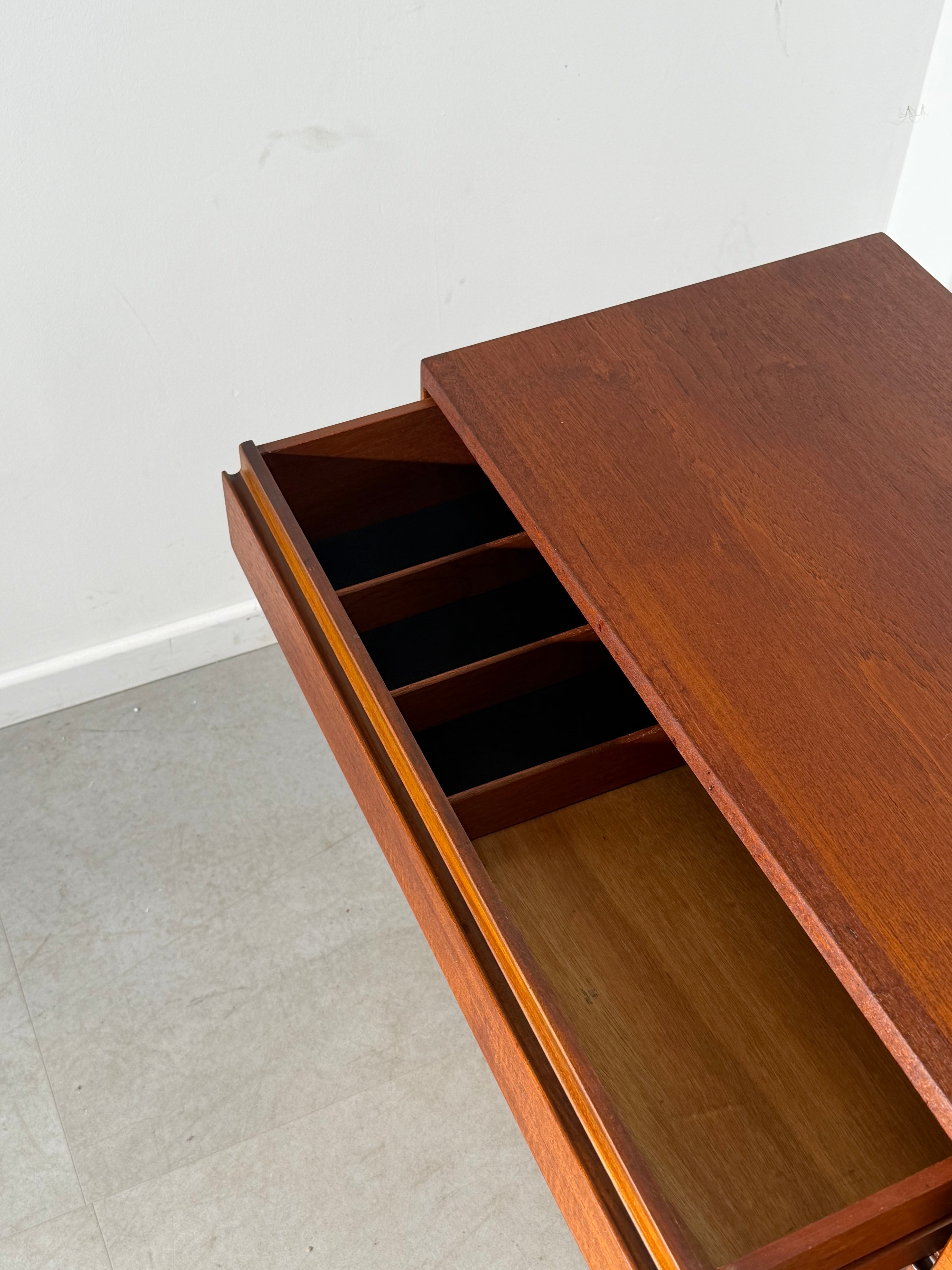 White & Newton Teak Sideboard – British Mid-Century Modern