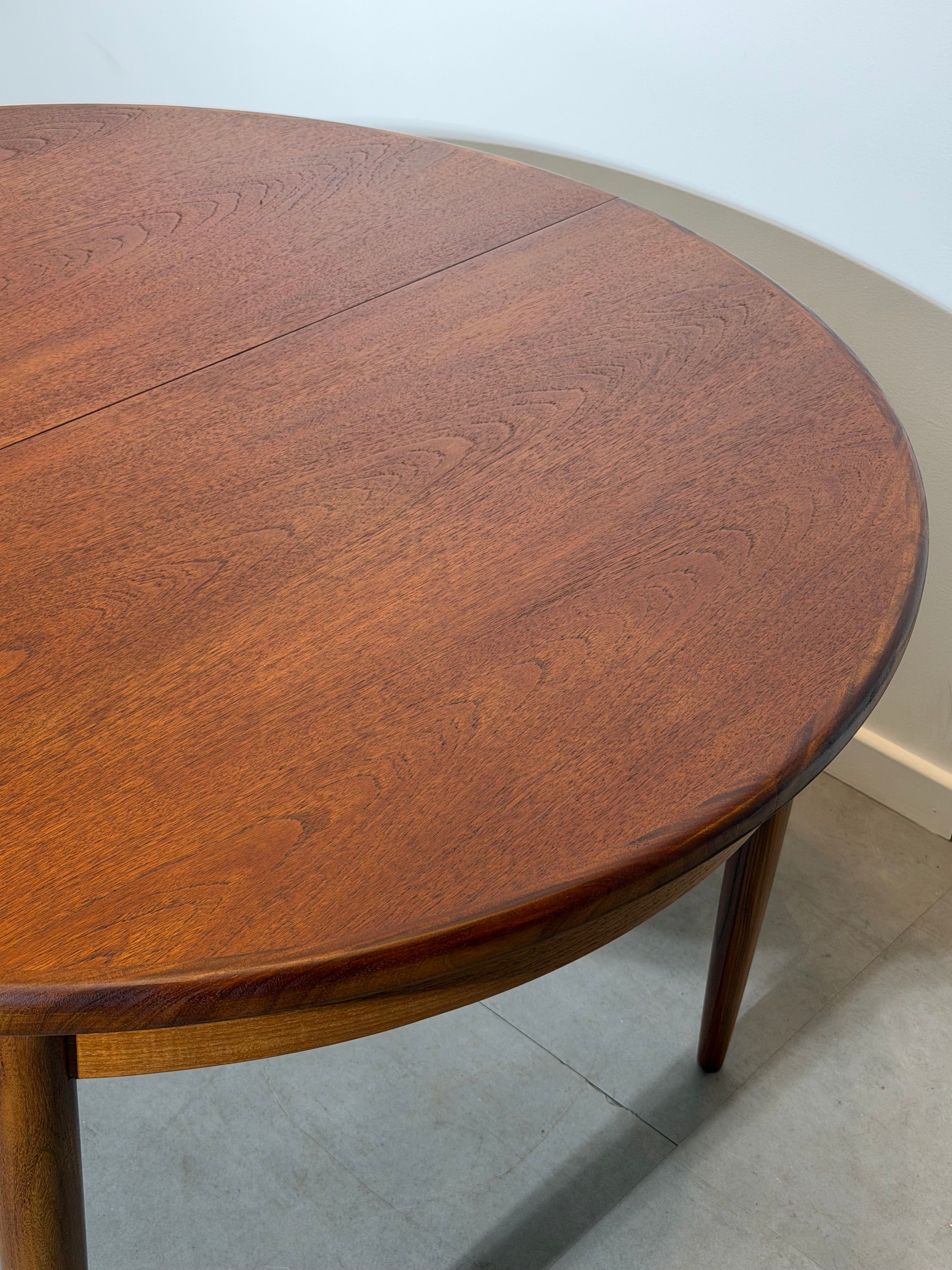 G-Plan Round Extendable Dining Table in Teak
