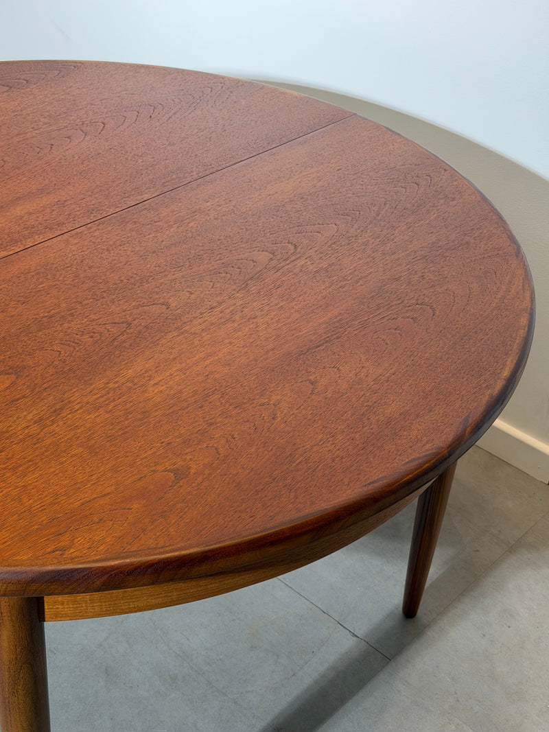 G-Plan Round Extendable Dining Table in Teak